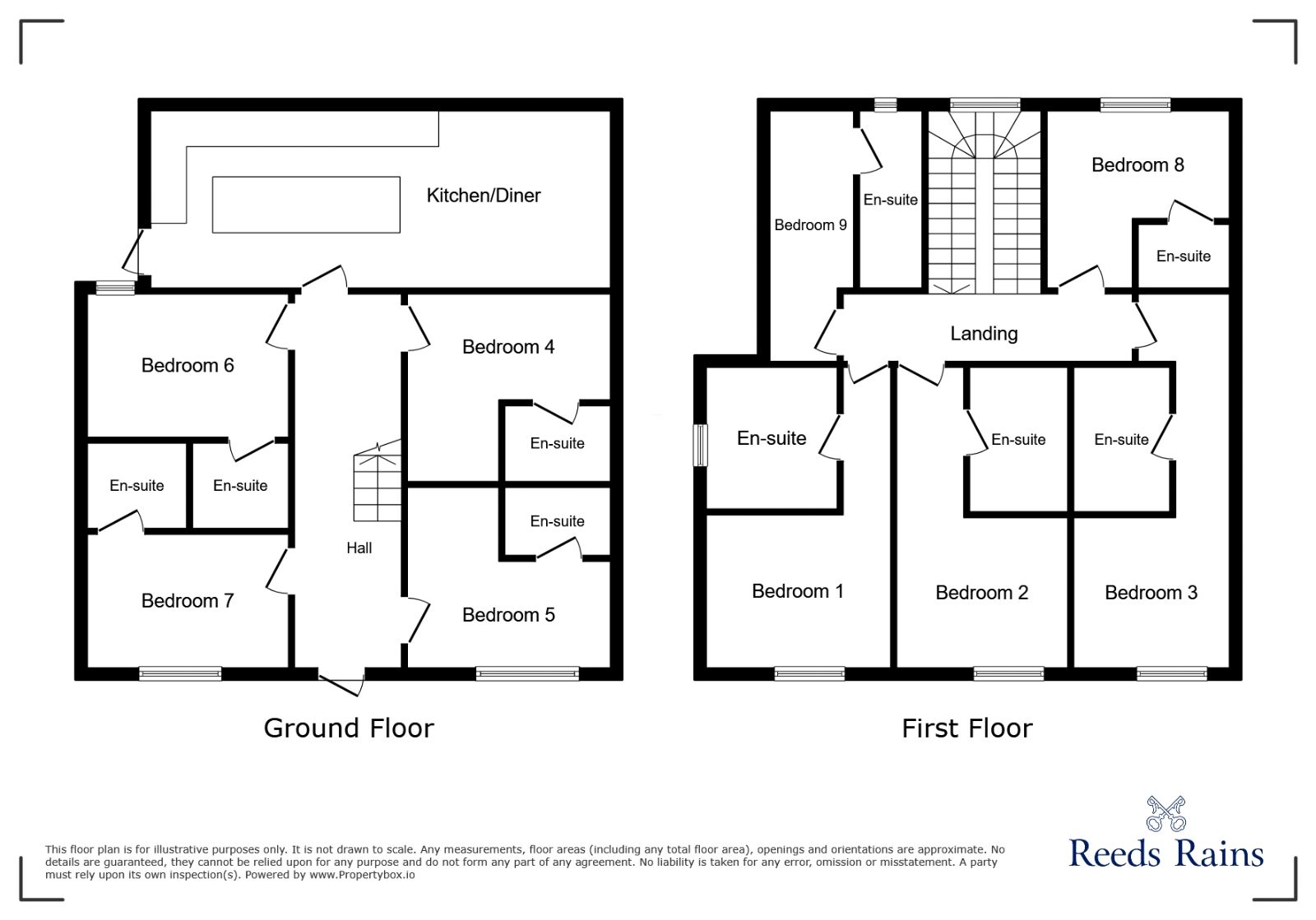 Floorplan of 1 bedroom Detached House to rent, London Road, Newcastle, Staffordshire, ST5