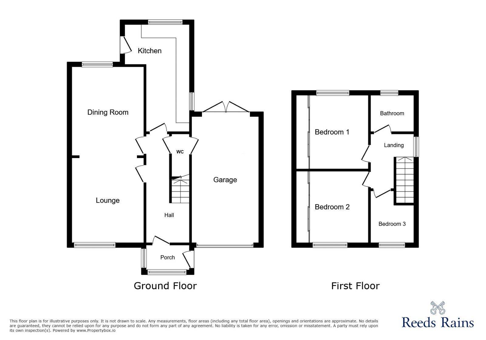 Floorplan of 3 bedroom Semi Detached House for sale, Sparch Hollow, Newcastle, Staffordshire, ST5