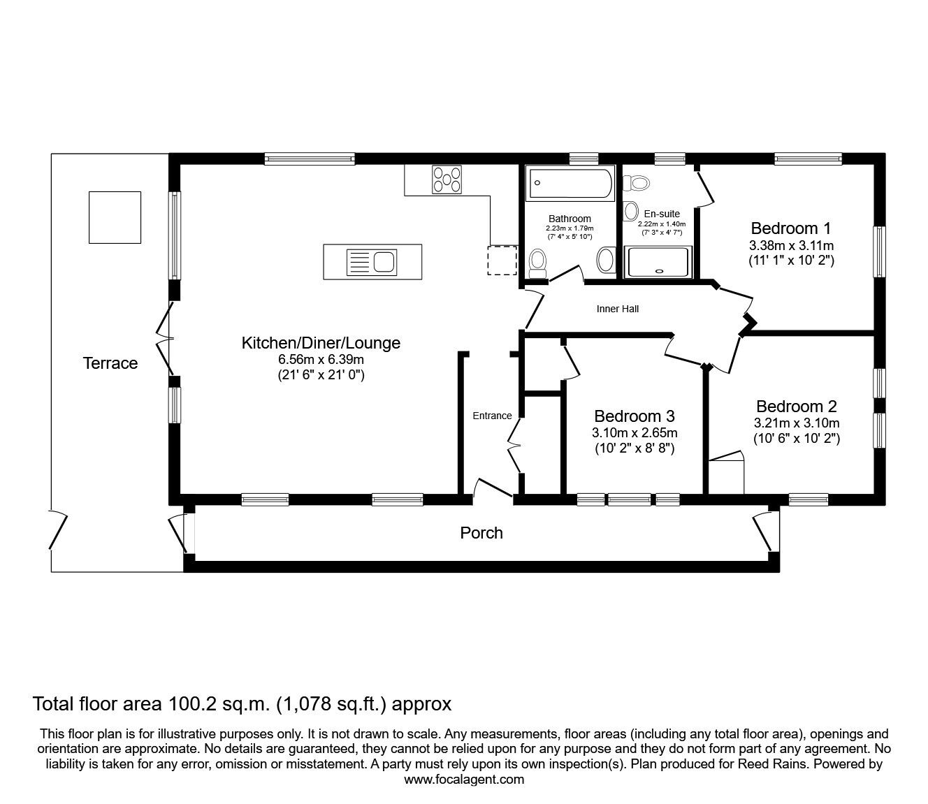 Floorplan of 3 bedroom Detached Property for sale, 1, Chester Road, Northwich, CW8