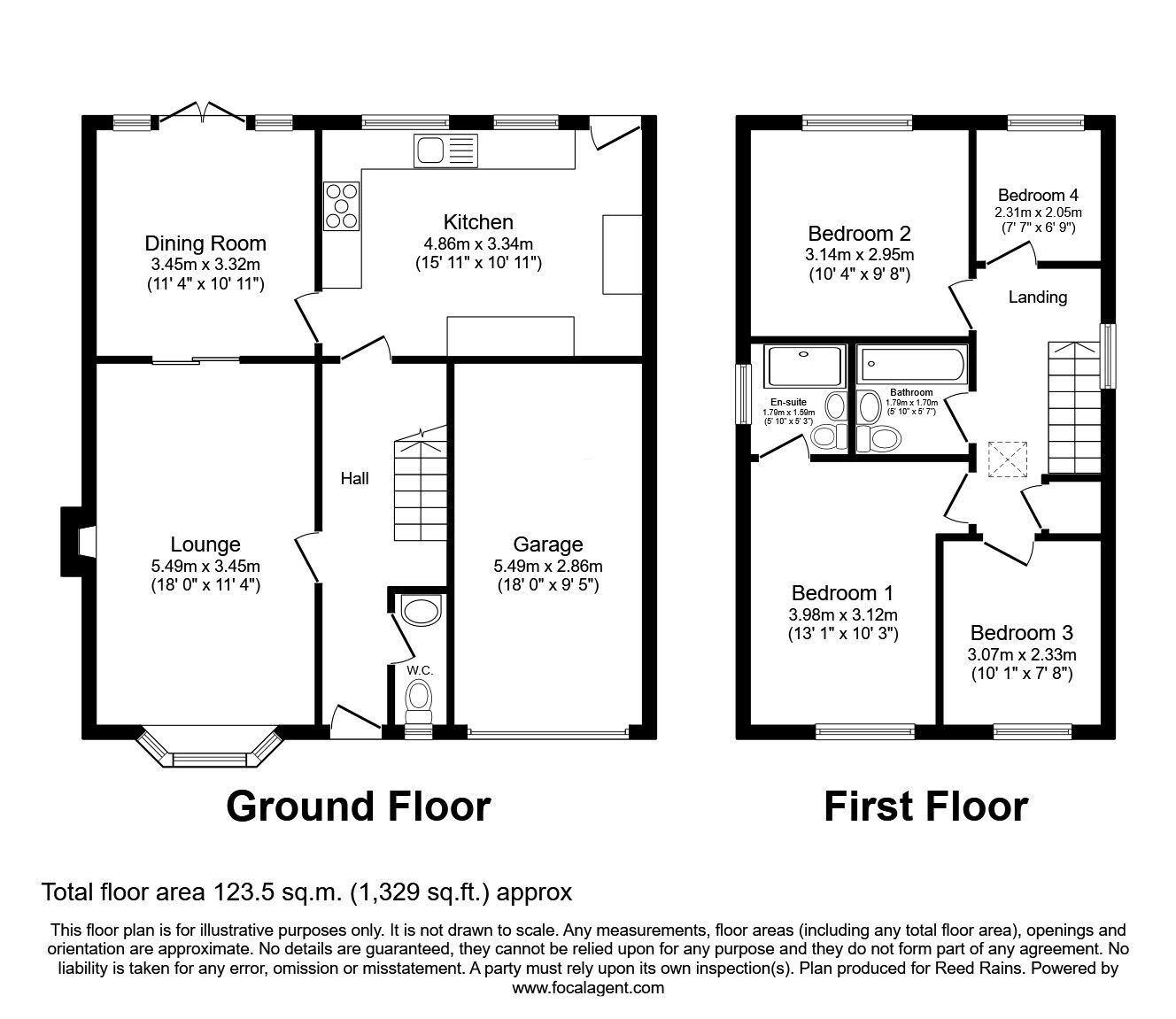 Floorplan of 4 bedroom Detached House for sale, Verdin Close, Moulton, Cheshire, CW9