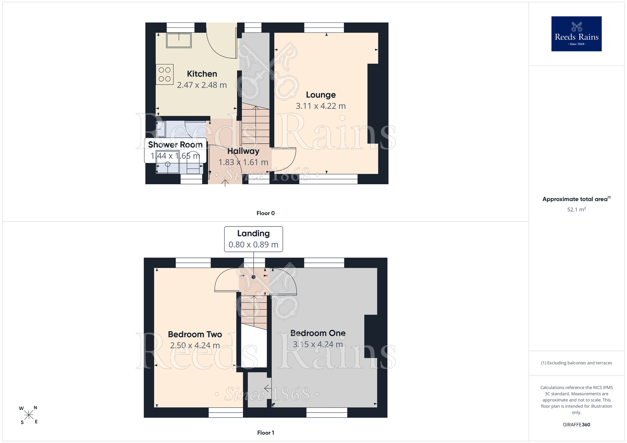 Floorplan of 2 bedroom End Terrace House for sale, Melchett Crescent, Rudheath, Cheshire, CW9