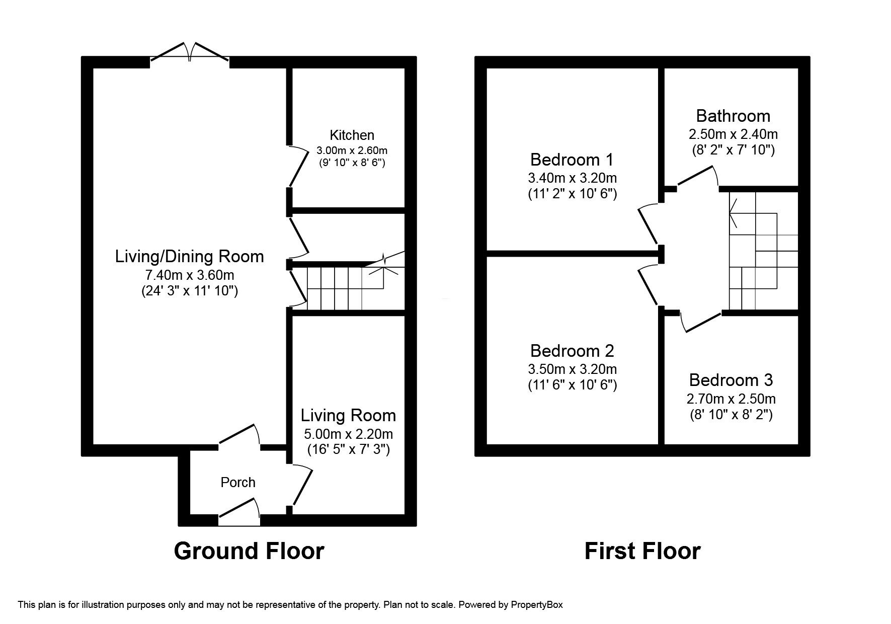 Floorplan of 3 bedroom Semi Detached House for sale, Harris Road, Lostock Gralam, Cheshire, CW9
