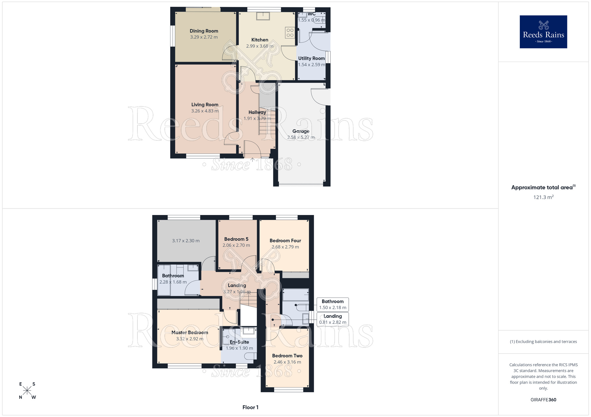 Floorplan of 5 bedroom Detached House for sale, Mornant Avenue, Hartford, Cheshire, CW8