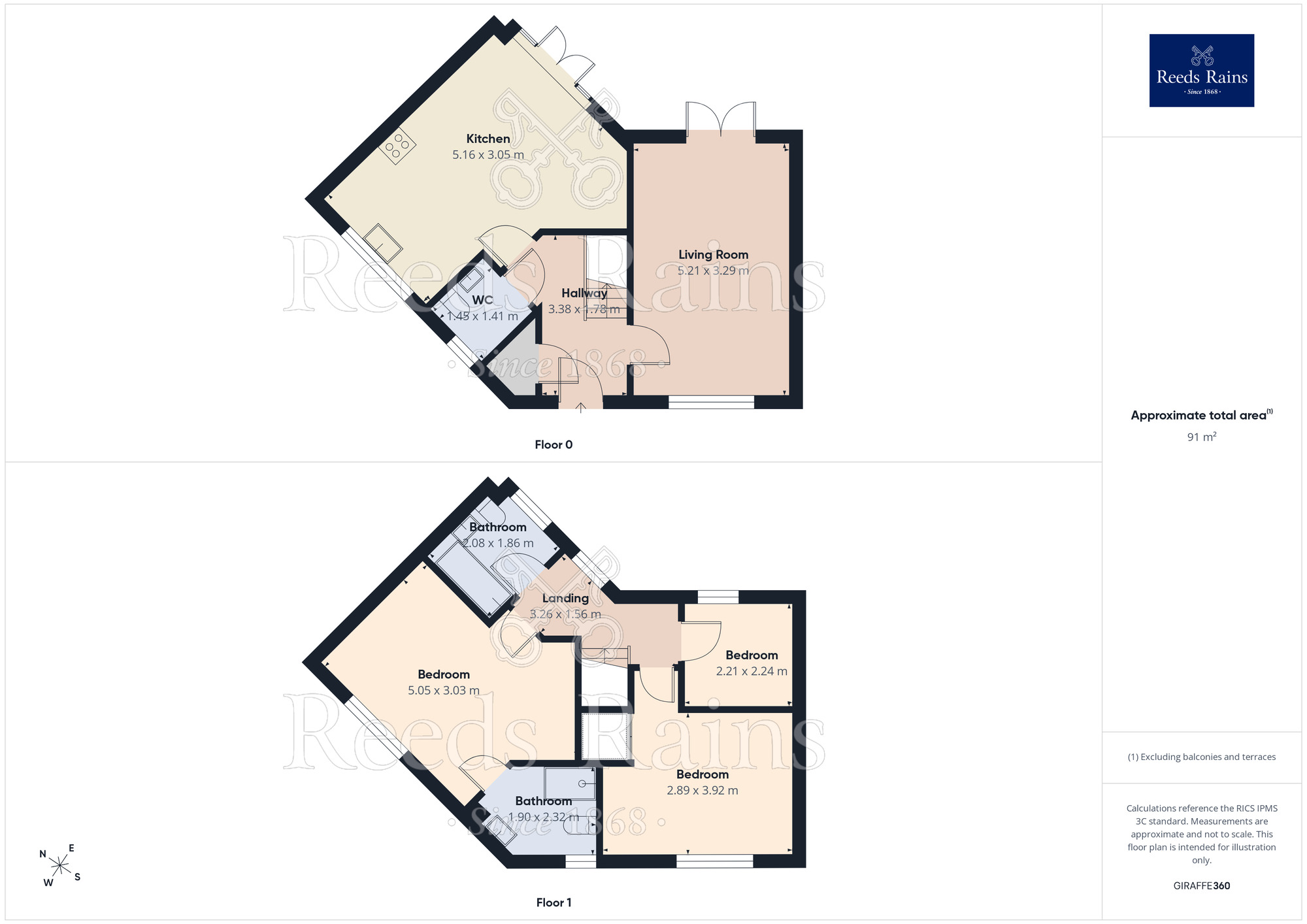 Floorplan of 3 bedroom Detached House for sale, Wardle Drive, Northwich, Cheshire, CW9