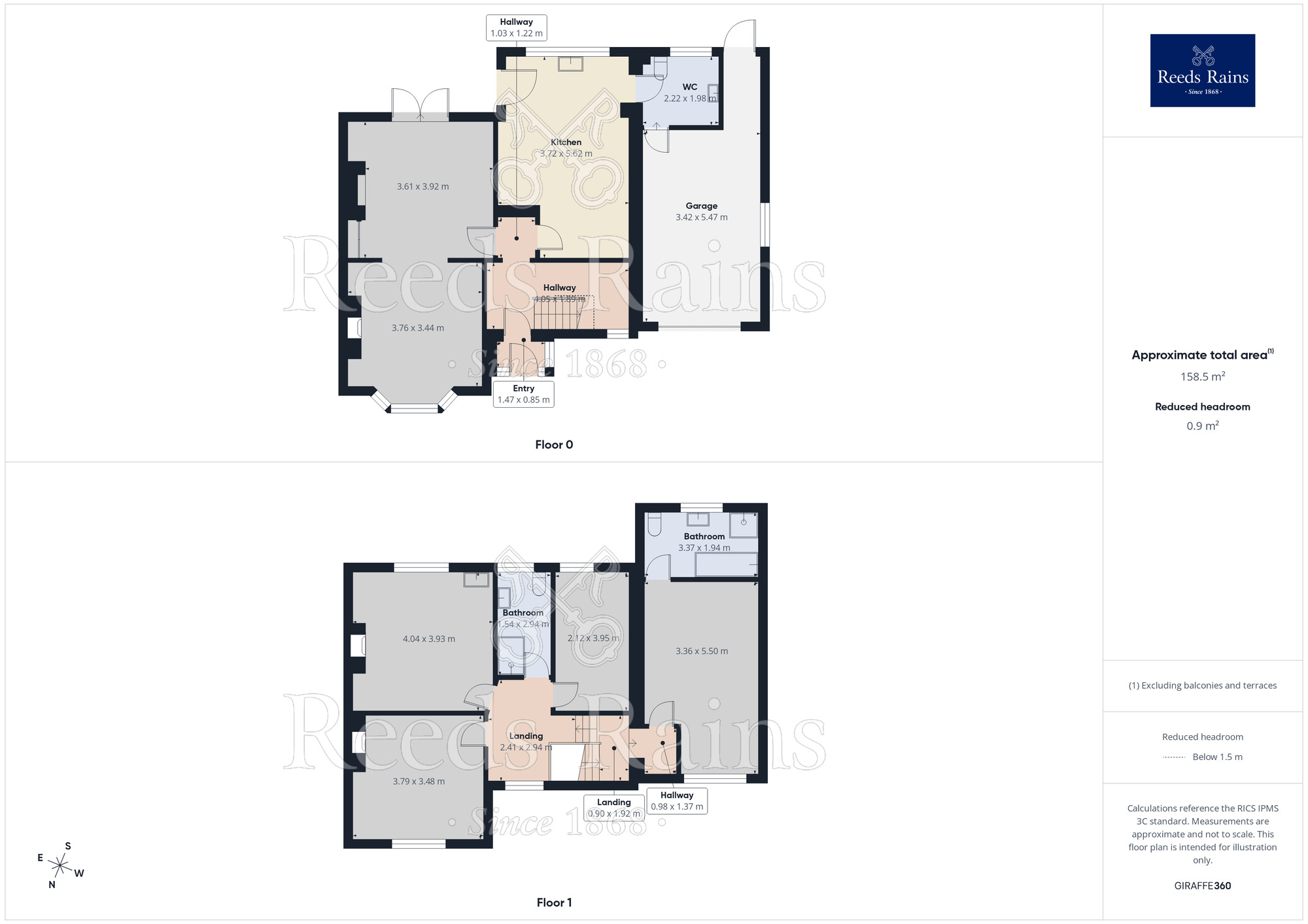 Floorplan of 4 bedroom Semi Detached House for sale, Cuddington Lane, Cuddington, Cheshire, CW8