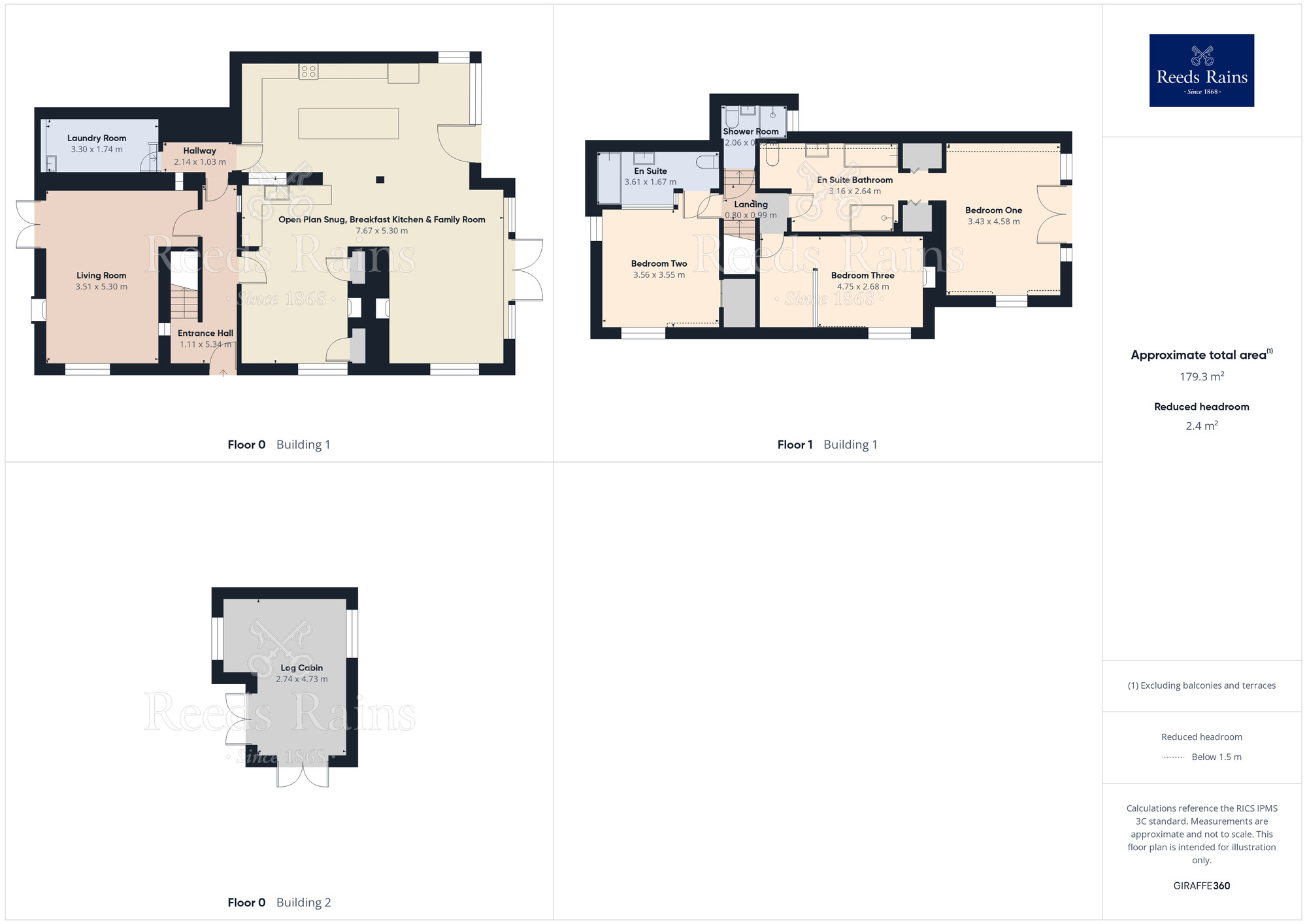 Floorplan of 3 bedroom Semi Detached Property for sale, Blue Cap Cottages, Chester Road, CW8