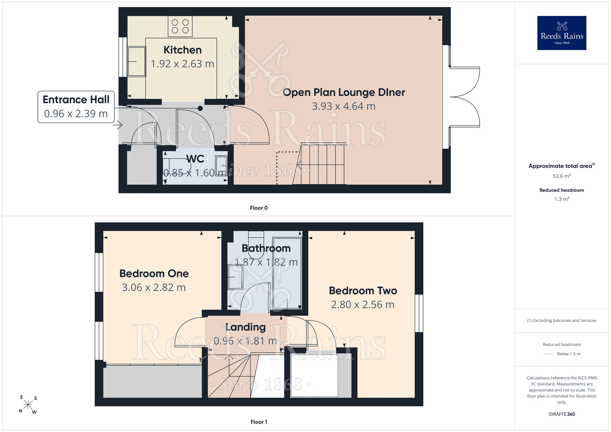 Floorplan of 2 bedroom Mid Terrace House for sale, Bellevue Street, Winnington, Cheshire, CW8