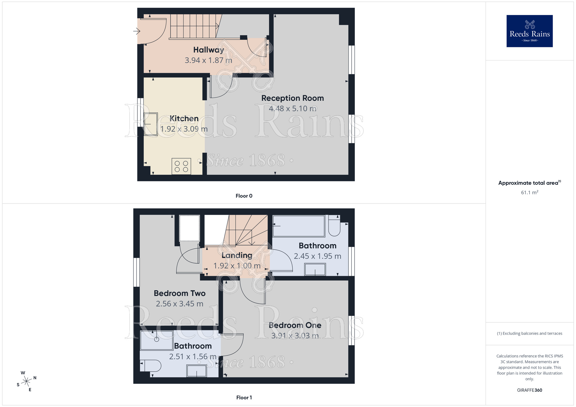 Floorplan of 2 bedroom Flat to rent, Wallcroft Gardens, Middlewich, Cheshire, CW10