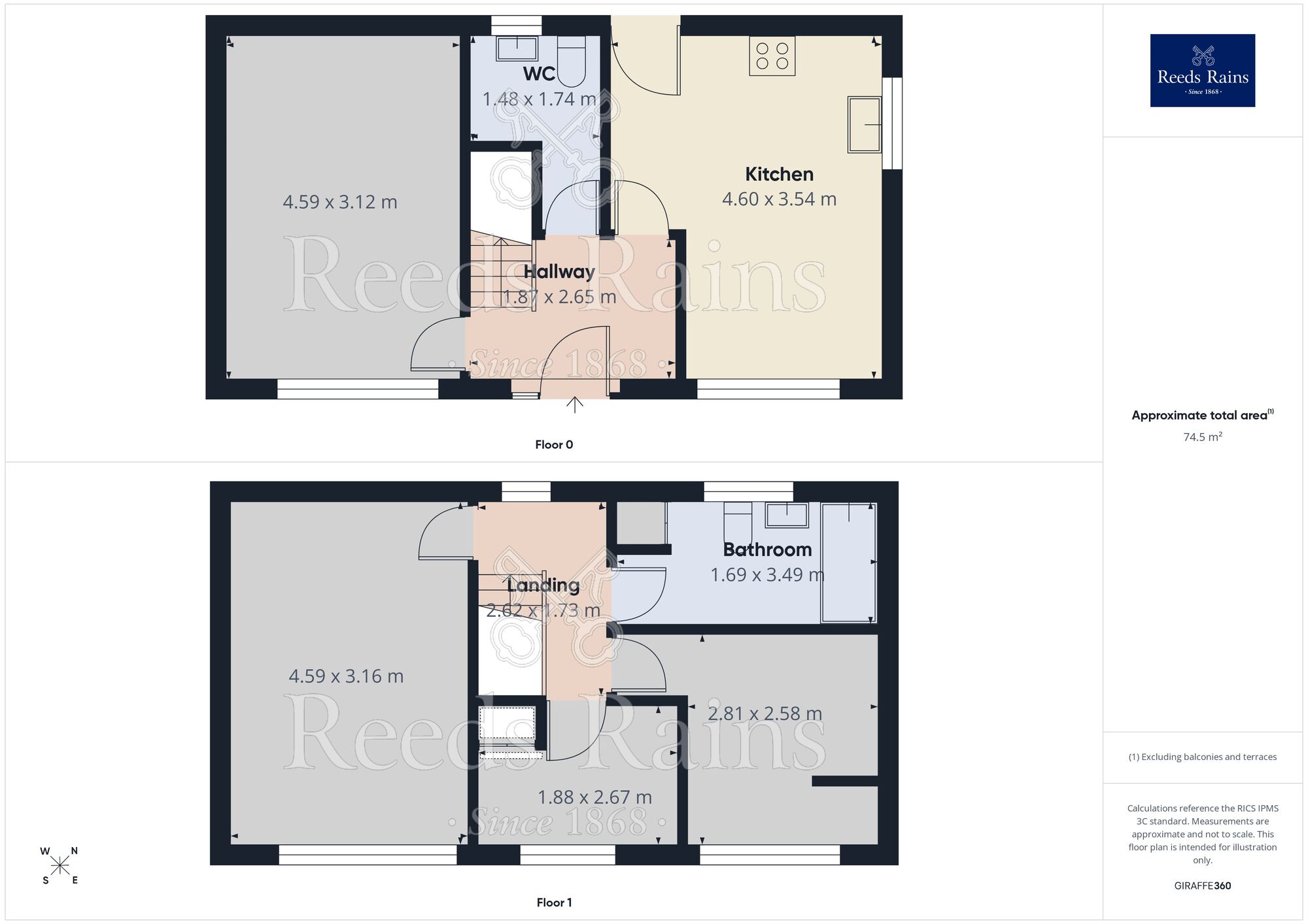 Floorplan of 3 bedroom Detached House for sale, Upper Lane, Netherton, West Yorkshire, WF4