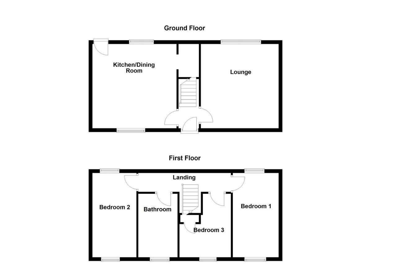 Floorplan of 3 bedroom Semi Detached House for sale, Eden Avenue, Ossett, West Yorkshire, WF5
