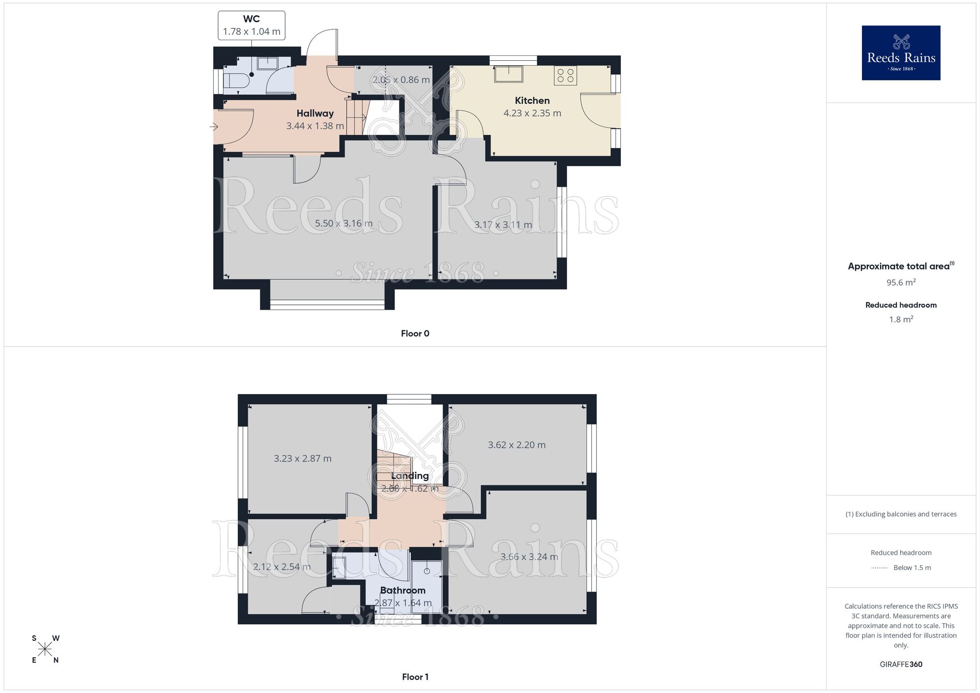 Floorplan of 4 bedroom Detached House for sale, Orchard Close, Horbury, West Yorkshire, WF4