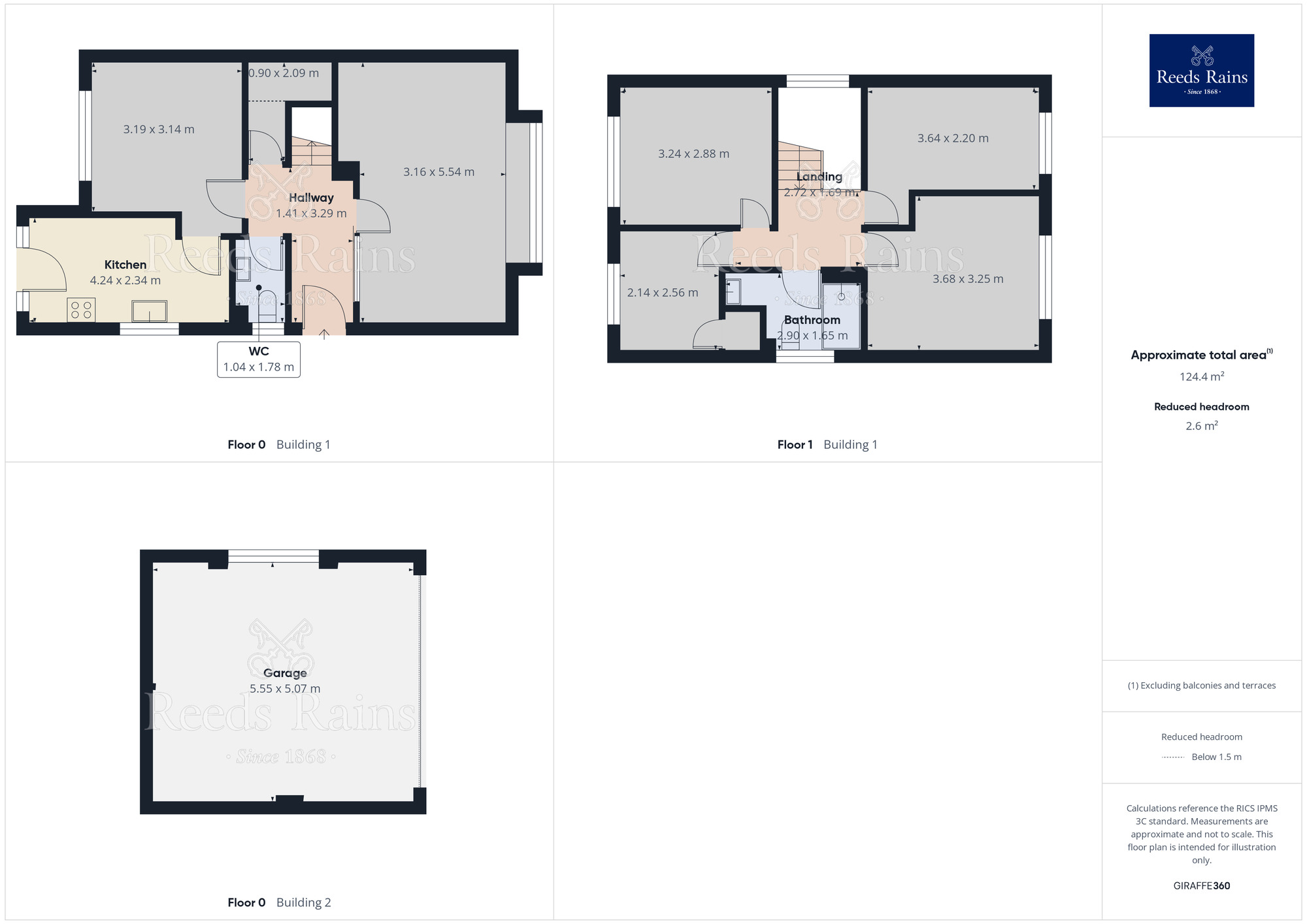 Floorplan of 4 bedroom Detached House for sale, Orchard Close, Horbury, West Yorkshire, WF4