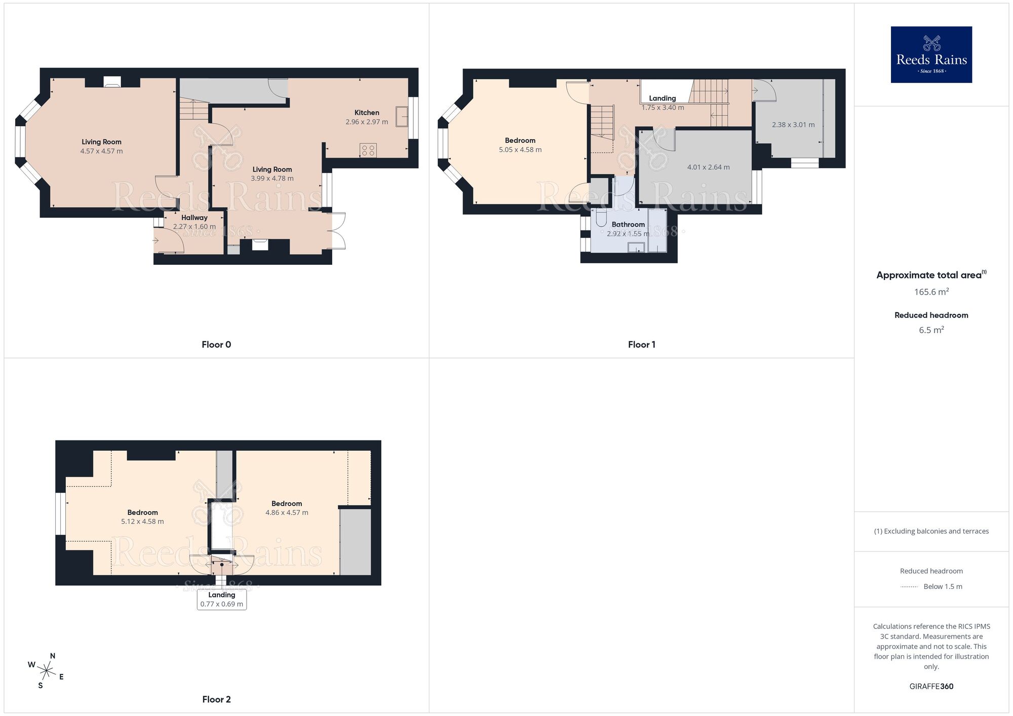 Floorplan of 5 bedroom End Terrace House for sale, Station Road, Ossett, West Yorkshire, WF5