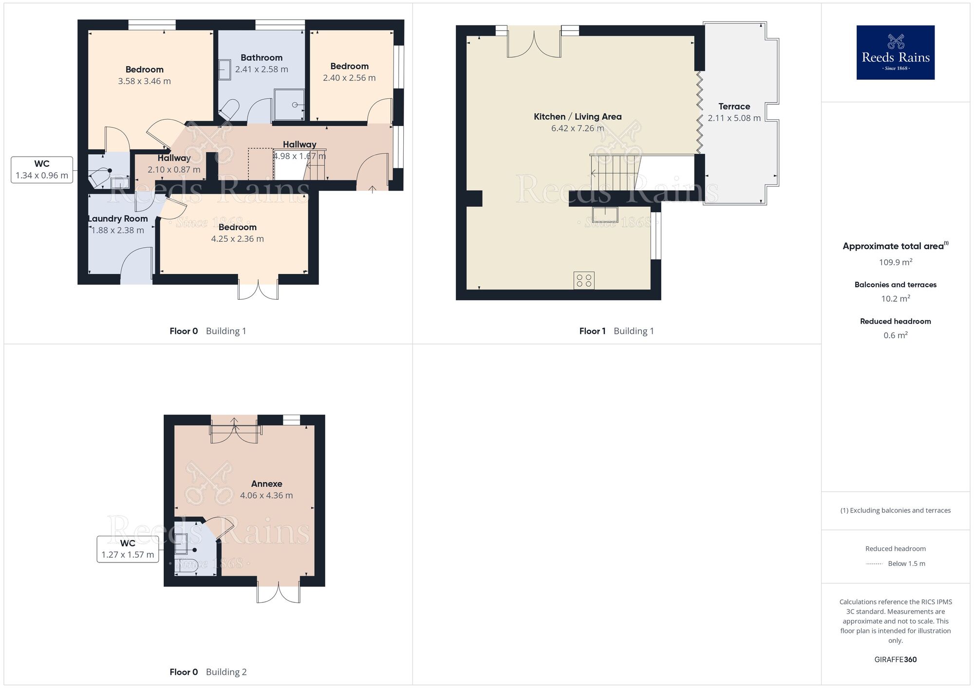 Floorplan of 3 bedroom Detached House for sale, New Road, Middlestown, West Yorkshire, WF4