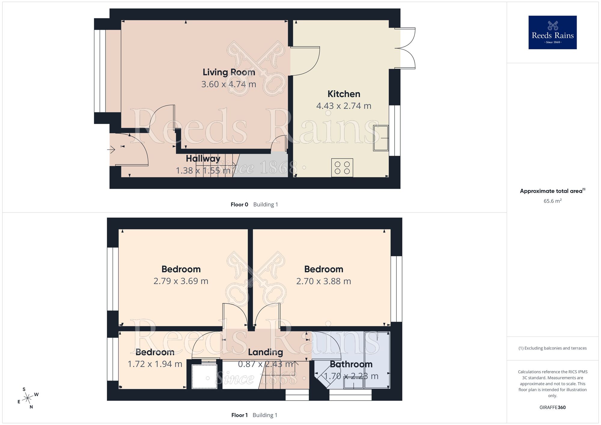 Floorplan of 3 bedroom Semi Detached House for sale, Glenfields, Netherton, West Yorkshire, WF4