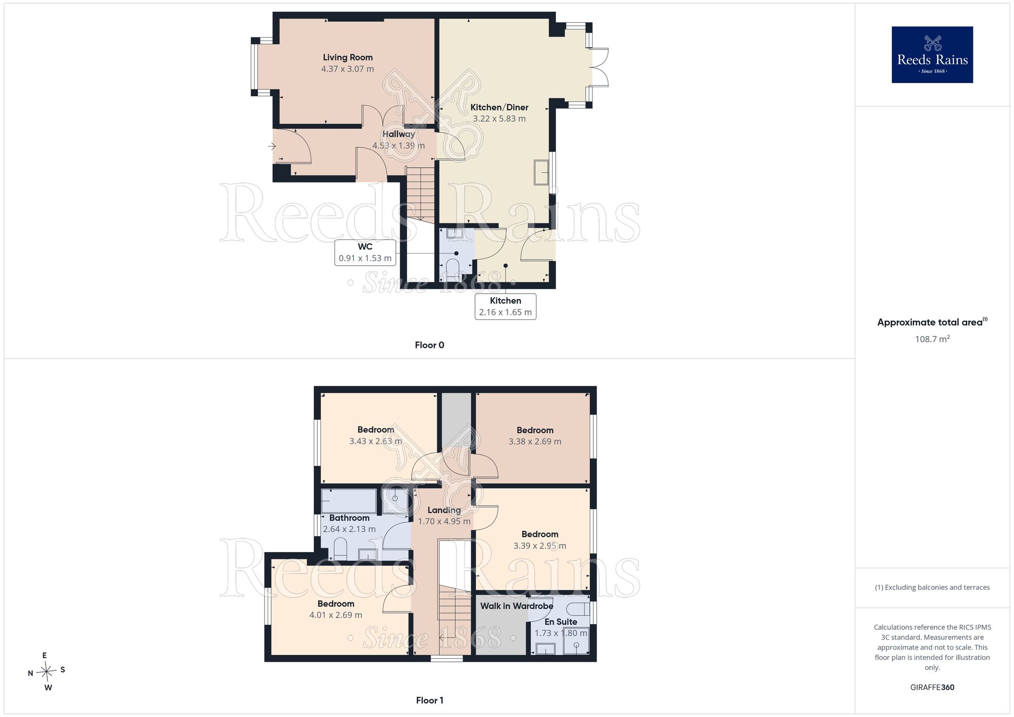 Floorplan of 4 bedroom Detached House for sale, Amberwood Chase, Dewsbury, West Yorkshire, WF12