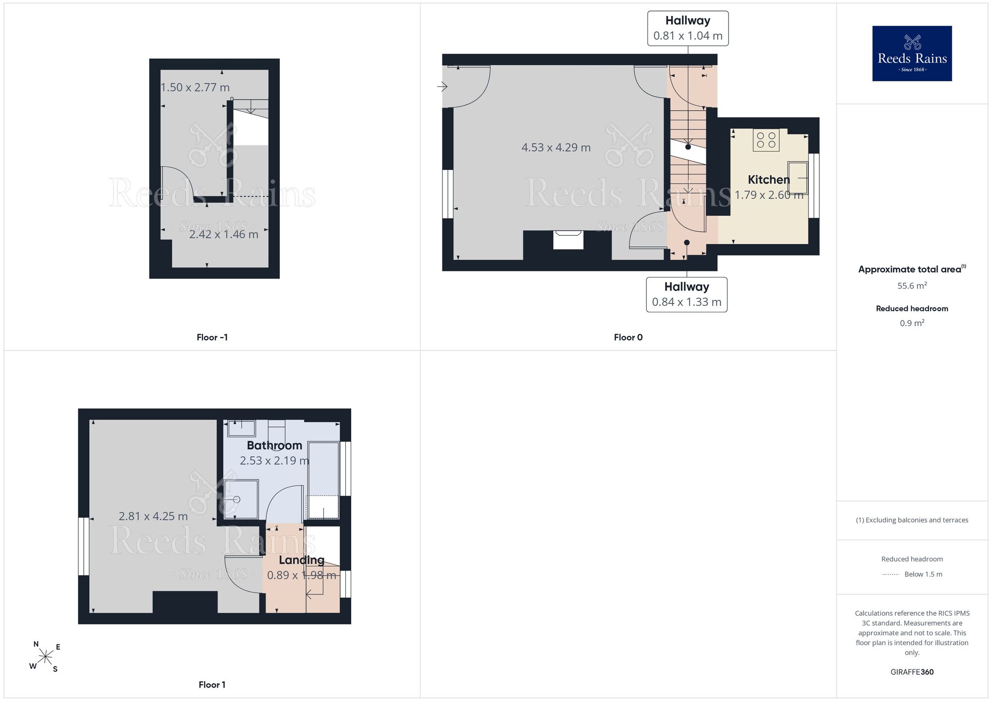 Floorplan of 1 bedroom Mid Terrace House for sale, Marlborough Street, Ossett, West Yorkshire, WF5