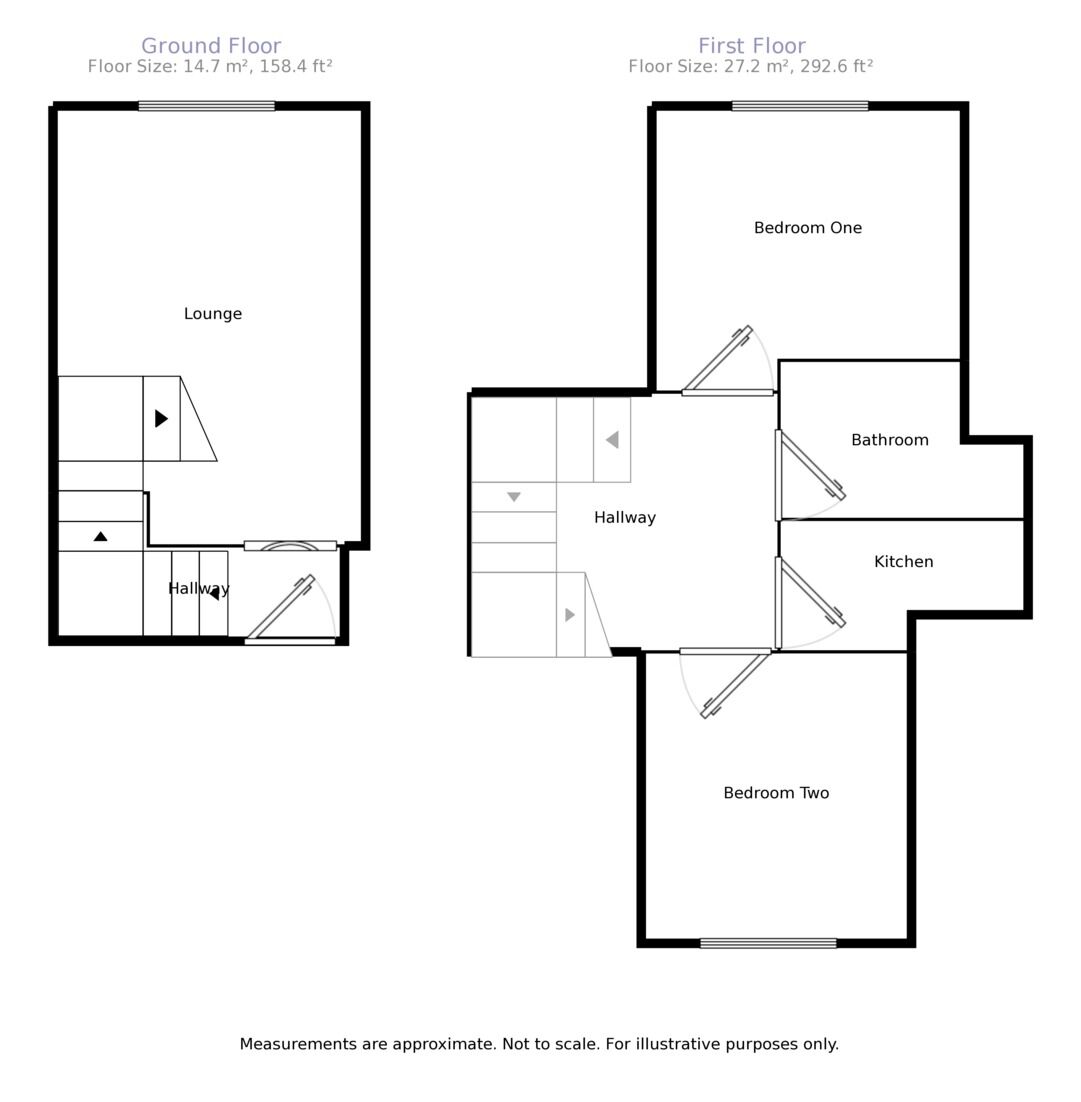 Floorplan of 2 bedroom  Flat to rent, Flat 4 261 Billinge Road, Pemberton, Lancashire, WN5