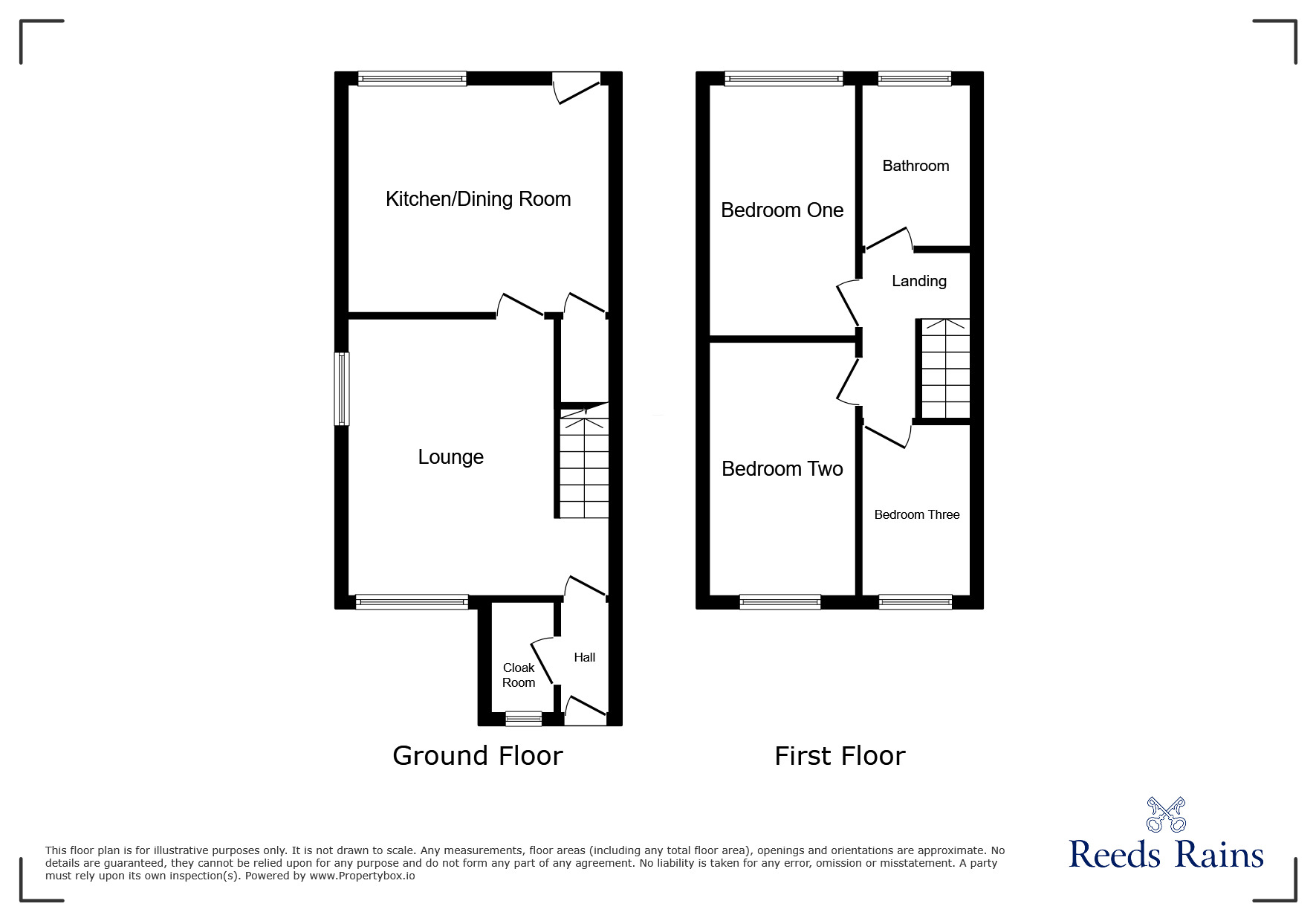 Floorplan of 3 bedroom Mid Terrace House to rent, Wardley Street, Wigan, Lancashire, WN5
