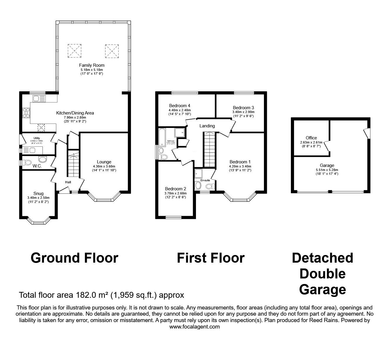 Floorplan of 4 bedroom Detached House for sale, Sandington Drive, Cuddington, Cheshire, CW8