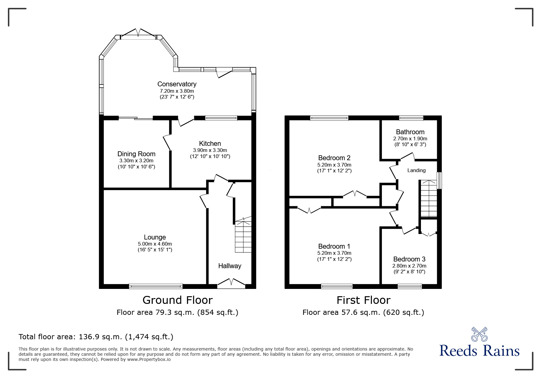 Floorplan of 3 bedroom Detached House for sale, Broadhurst Lane, Wrightington, Lancashire, WN6