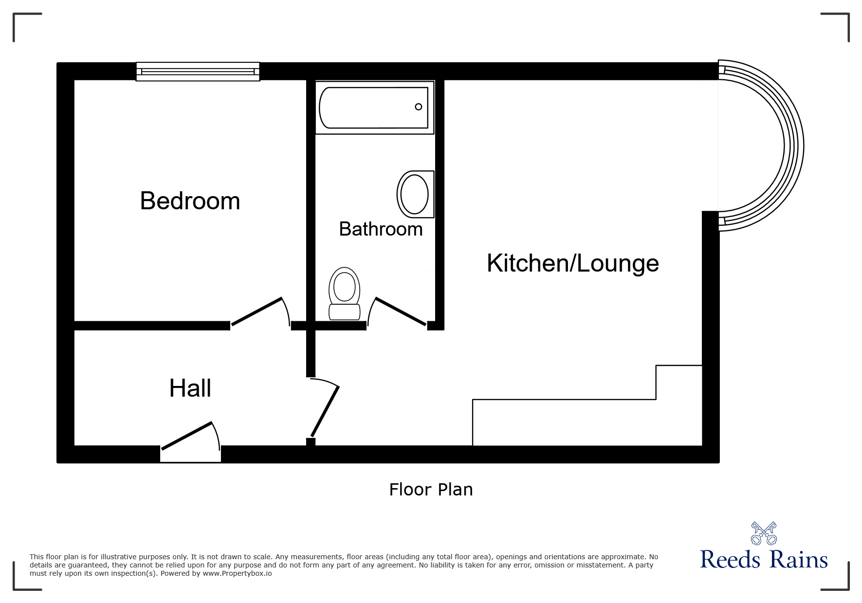 Floorplan of 1 bedroom  Flat to rent, Belle Green Lane, Ince, Greater Manchester, WN2