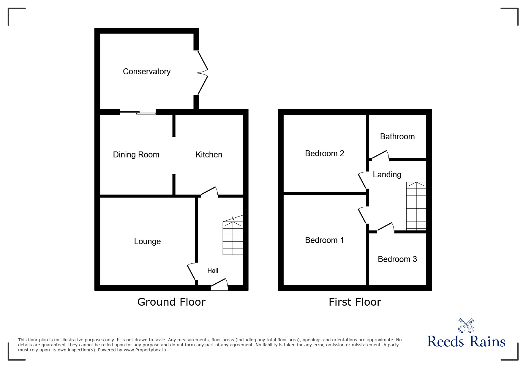 Floorplan of 3 bedroom Semi Detached House for sale, New Street, Wigan, Greater Manchester, WN5