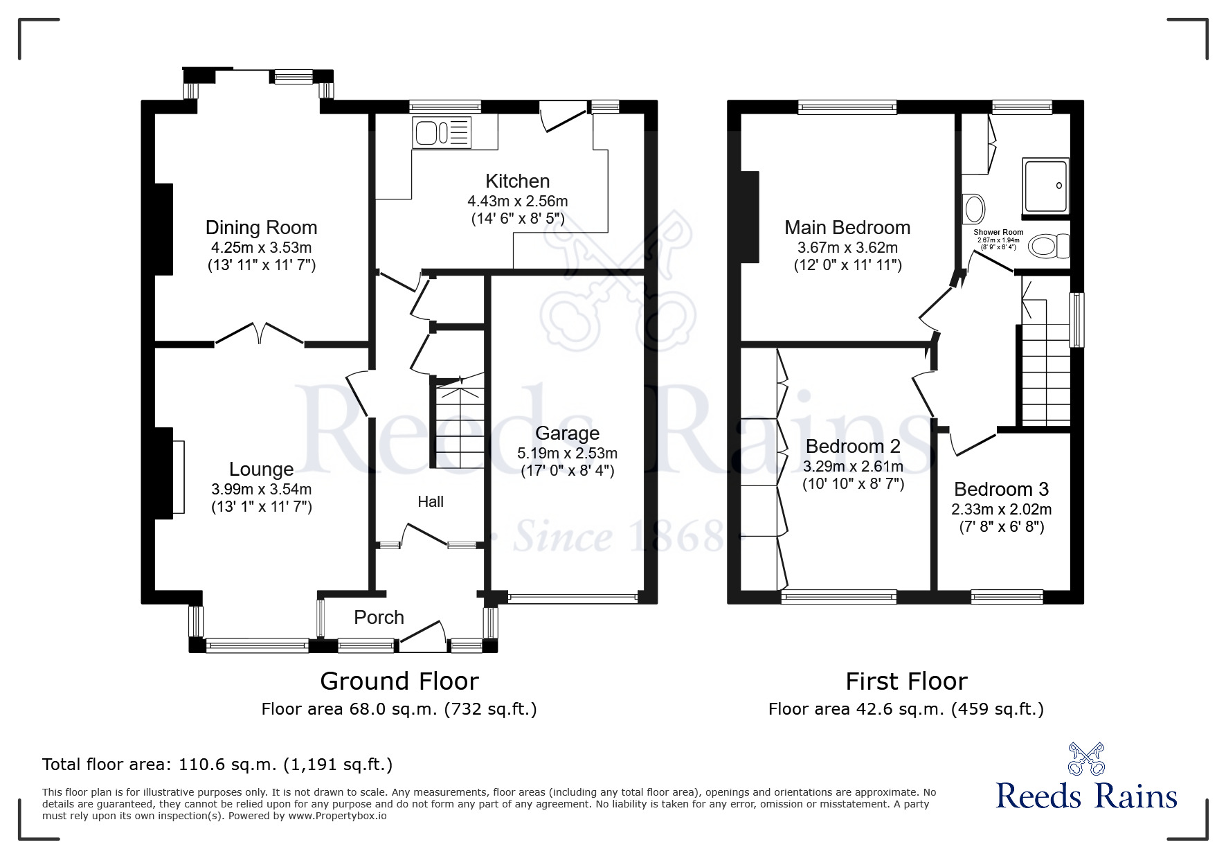 Floorplan of 3 bedroom Semi Detached House to rent, Dingle Road, Upholland, Lancashire, WN8