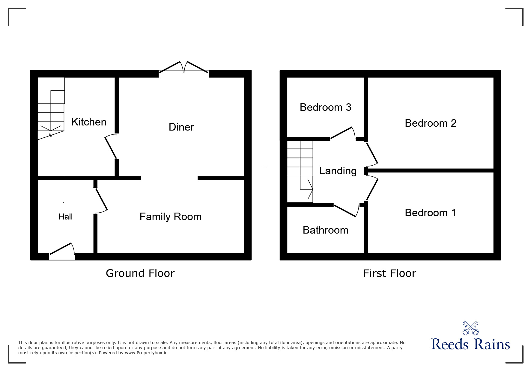 Floorplan of 3 bedroom Semi Detached House for sale, Langdale Road, Orrell, Greater Manchester, WN5