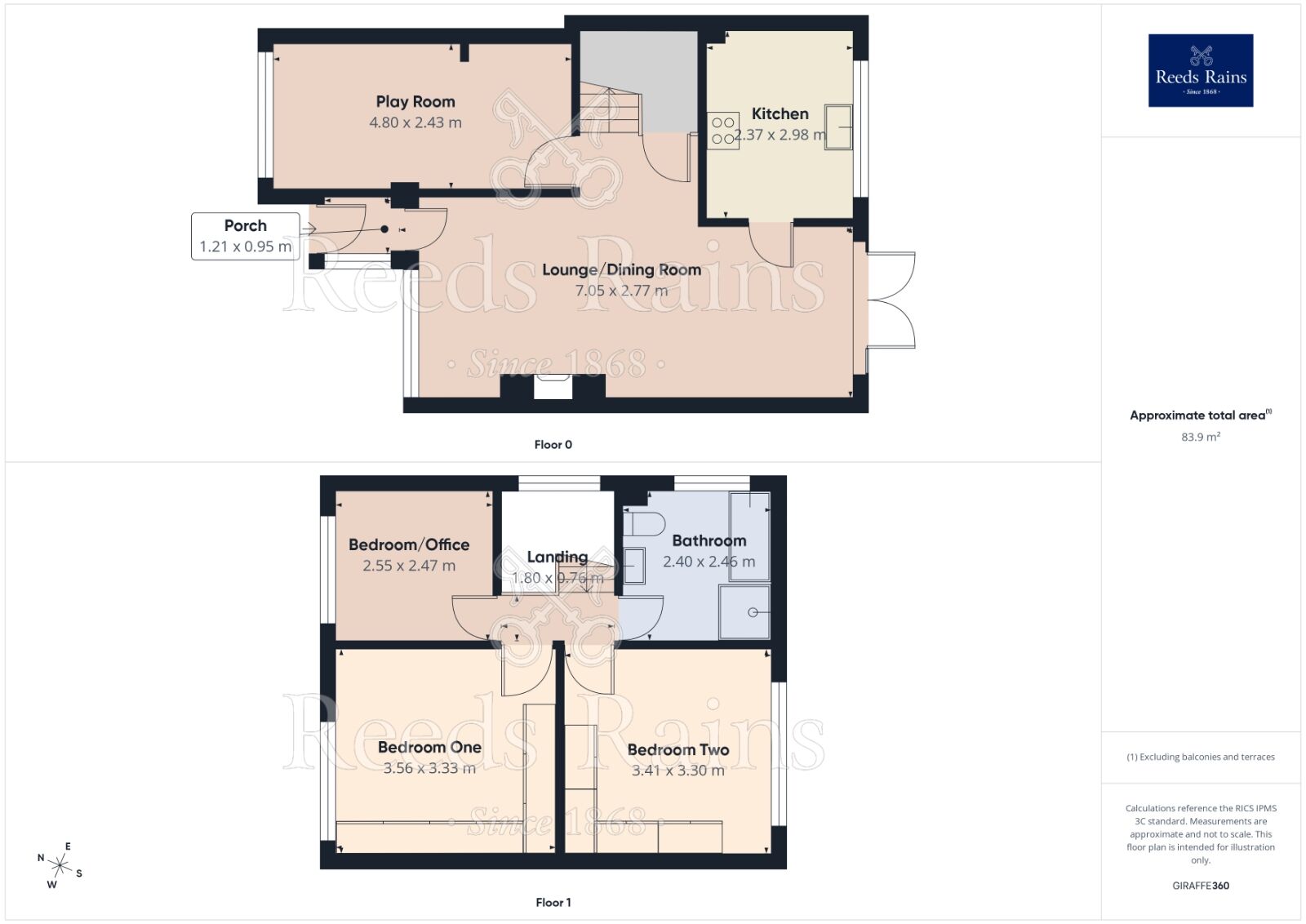 Floorplan of 3 bedroom Semi Detached House to rent, Elkstone Close, WN3