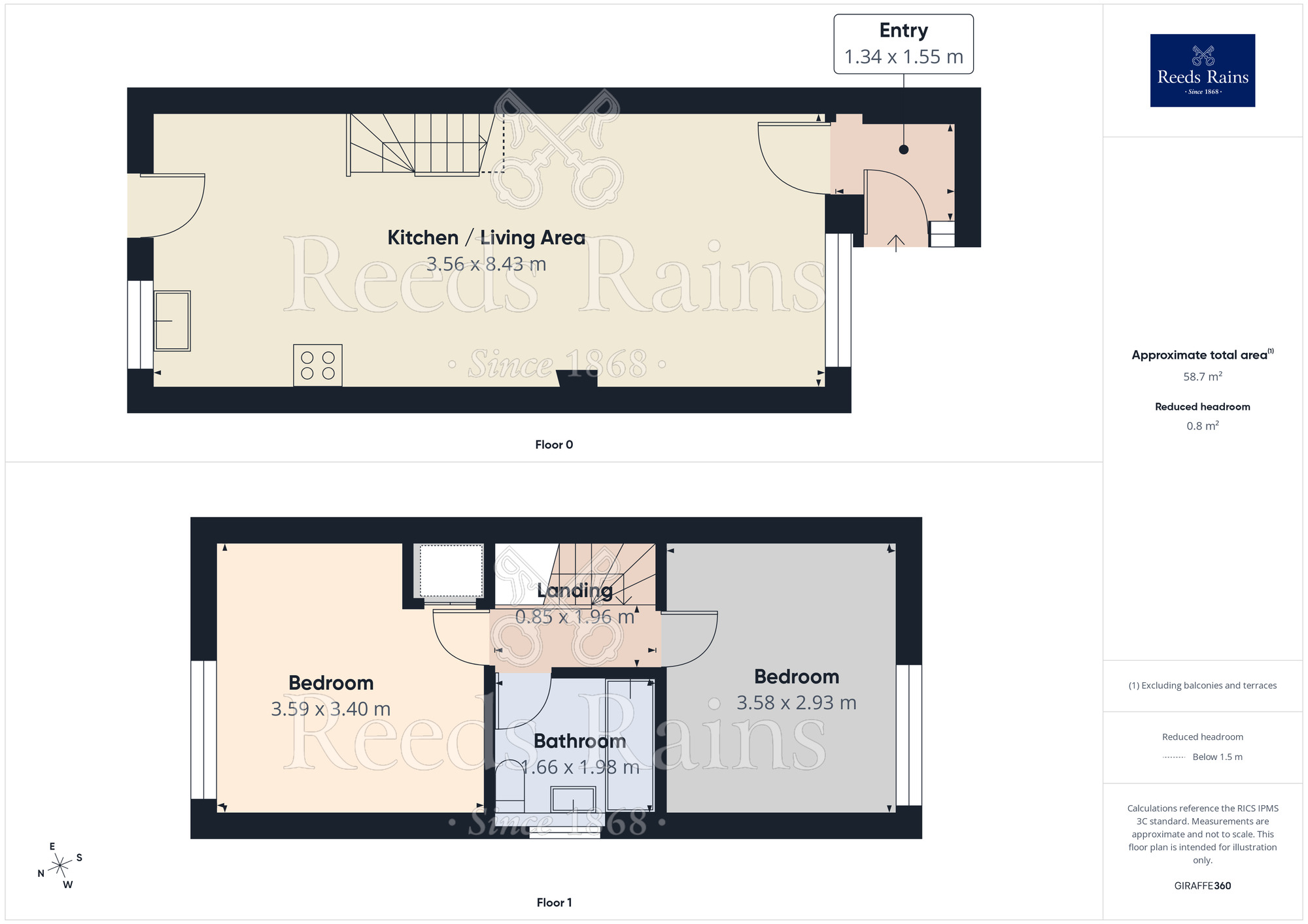 Floorplan of 2 bedroom Semi Detached House for sale, Orrell Hall Close, Orrell, Greater Manchester, WN5