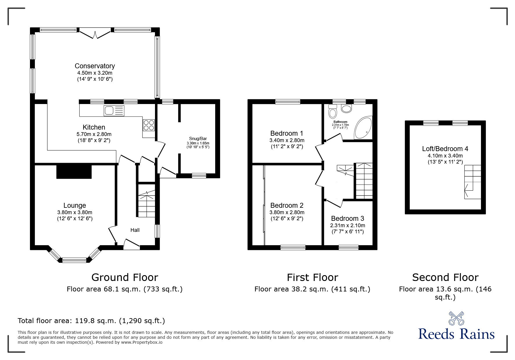 Floorplan of 3 bedroom Semi Detached House for sale, Saddleback Crescent, Greater Manchester, WN5