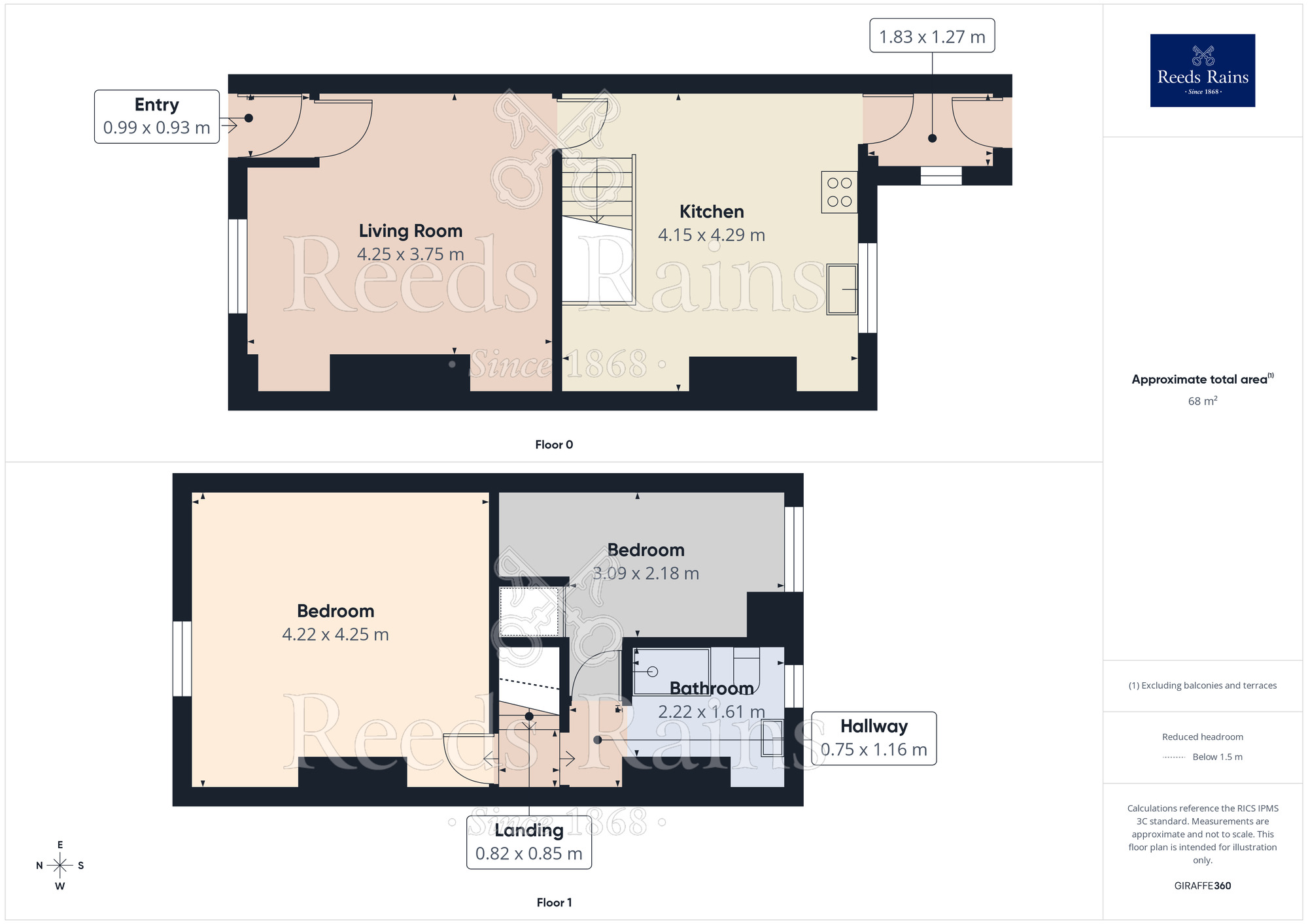 Floorplan of 2 bedroom Mid Terrace House for sale, Manley Street, Ince, Greater Manchester, WN3
