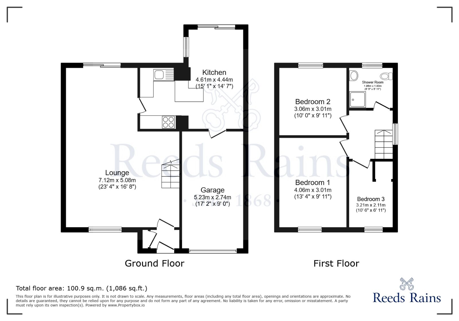 Floorplan of 3 bedroom Detached House to rent, Rookery Avenue, Appley Bridge, Greater Manchester, WN6