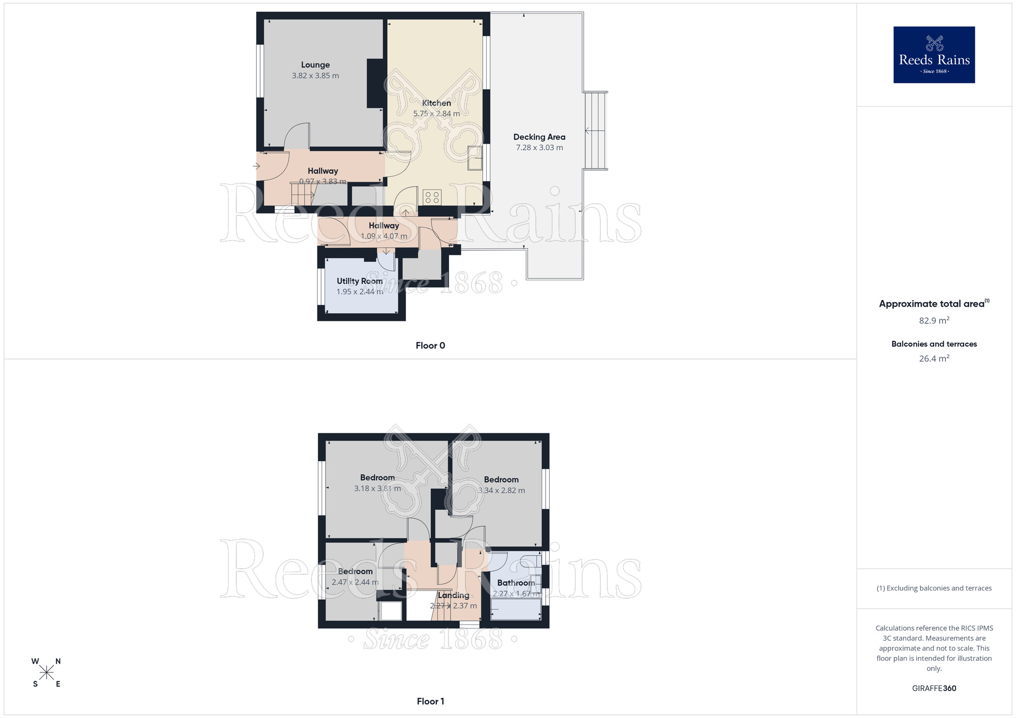 Floorplan of 3 bedroom Semi Detached House for sale, Chapel Street, Pemberton, Greater Manchester, WN5