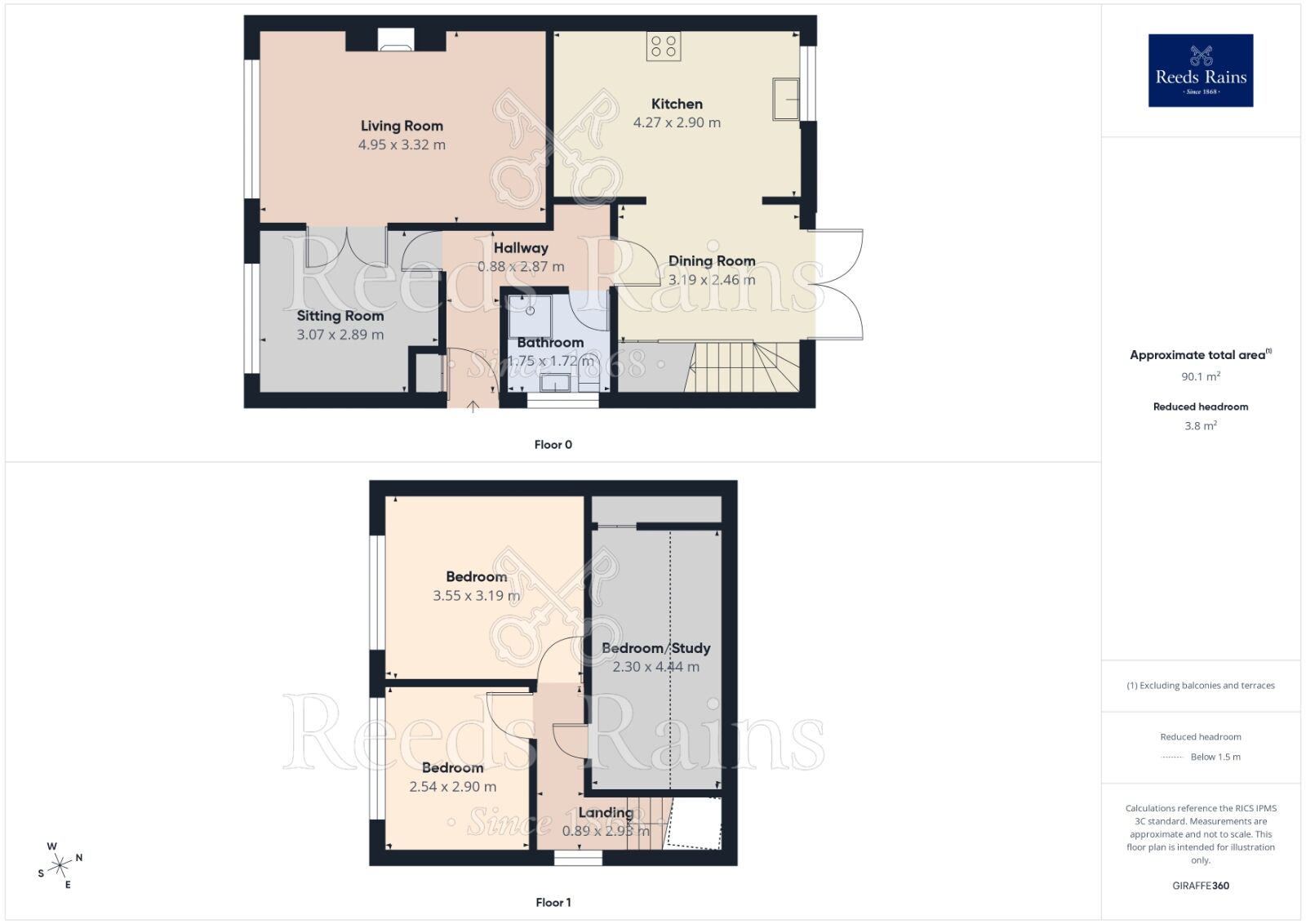 Floorplan of 2 bedroom Semi Detached House for sale, Simpkin Street, Abram, Greater Manchester, WN2