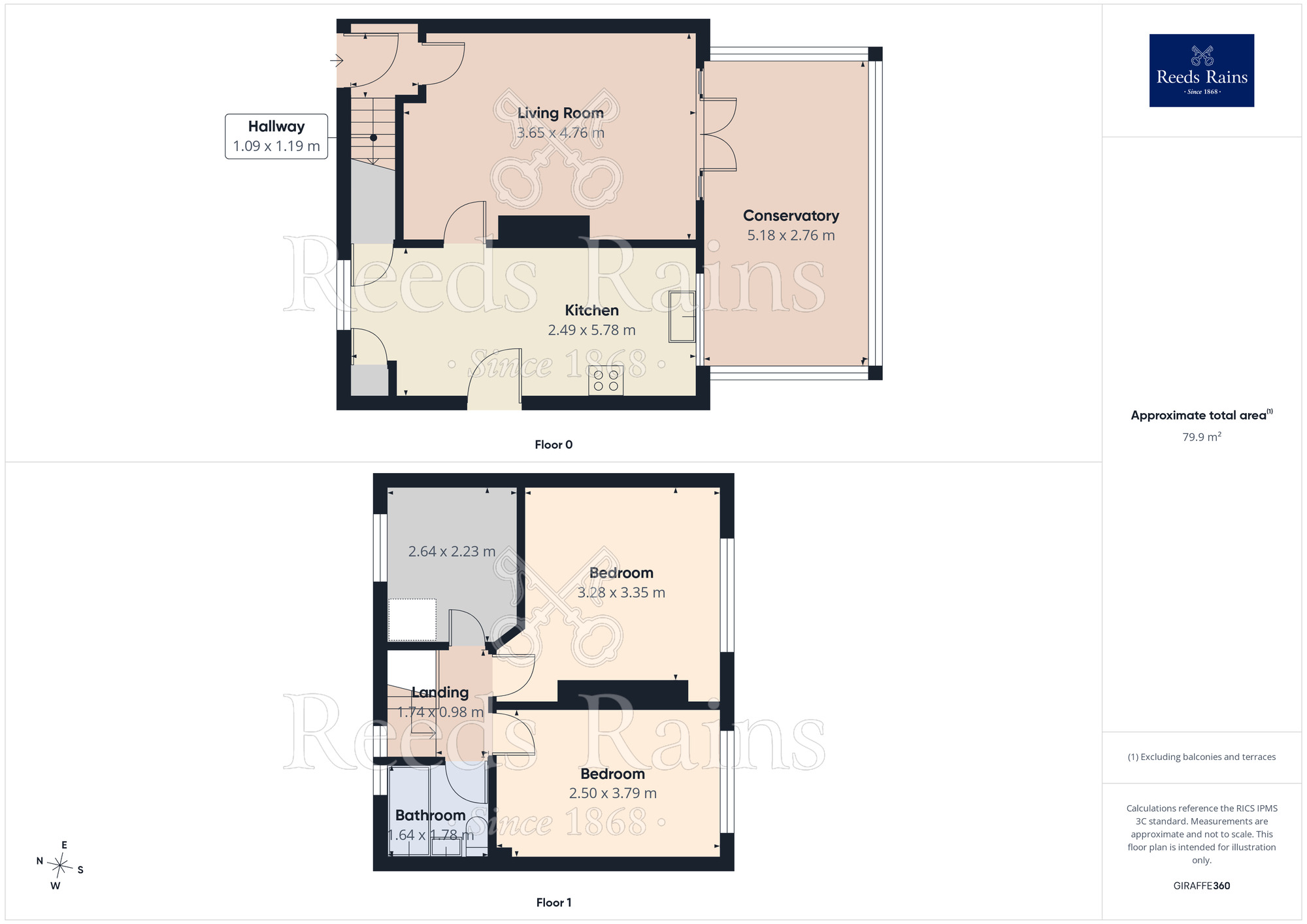 Floorplan of 3 bedroom Semi Detached House for sale, Sandy Lane, Orrell, Greater Manchester, WN5