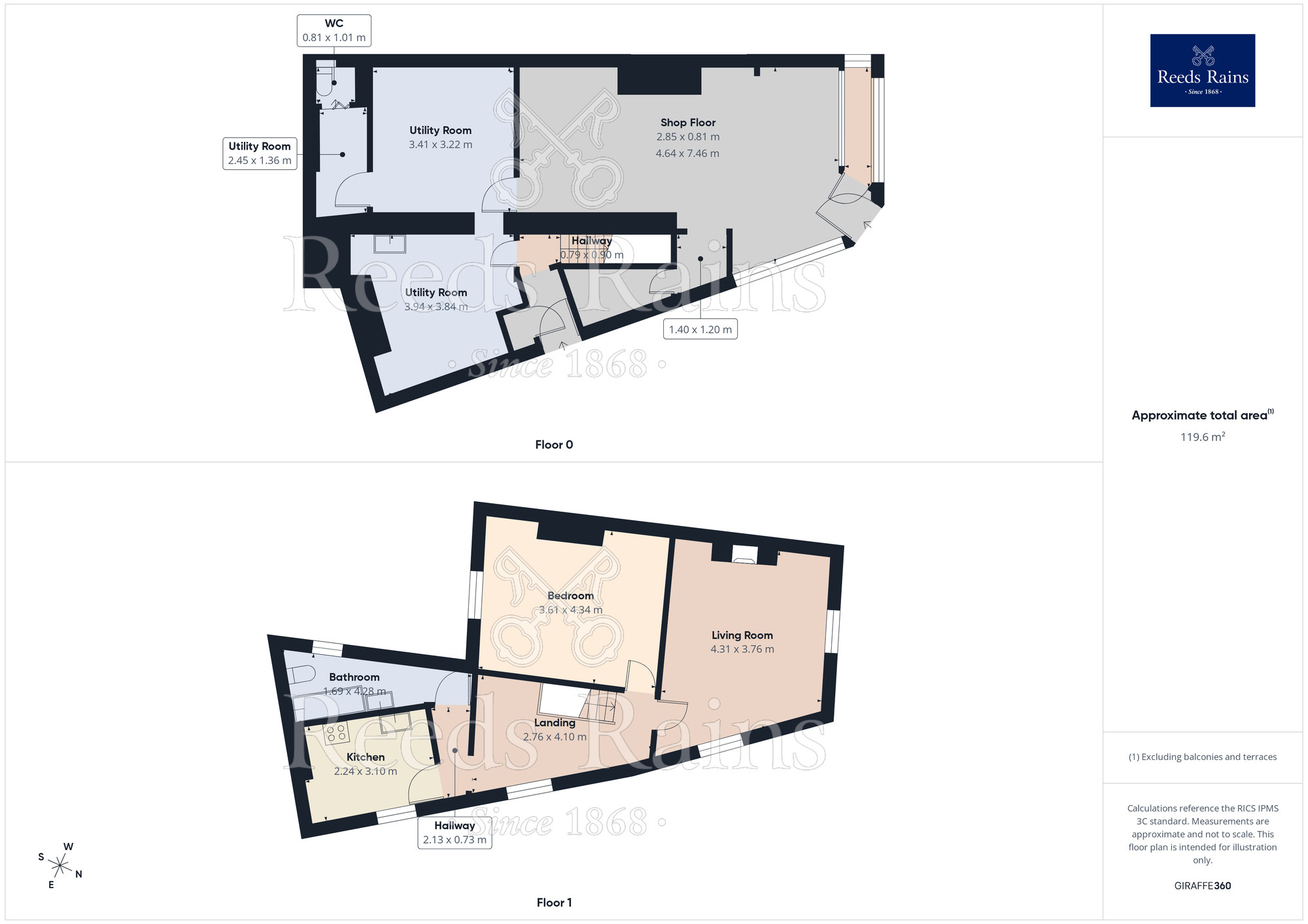 Floorplan of End Terrace House for sale, Darlington Street East, Wigan, Greater Manchester, WN1