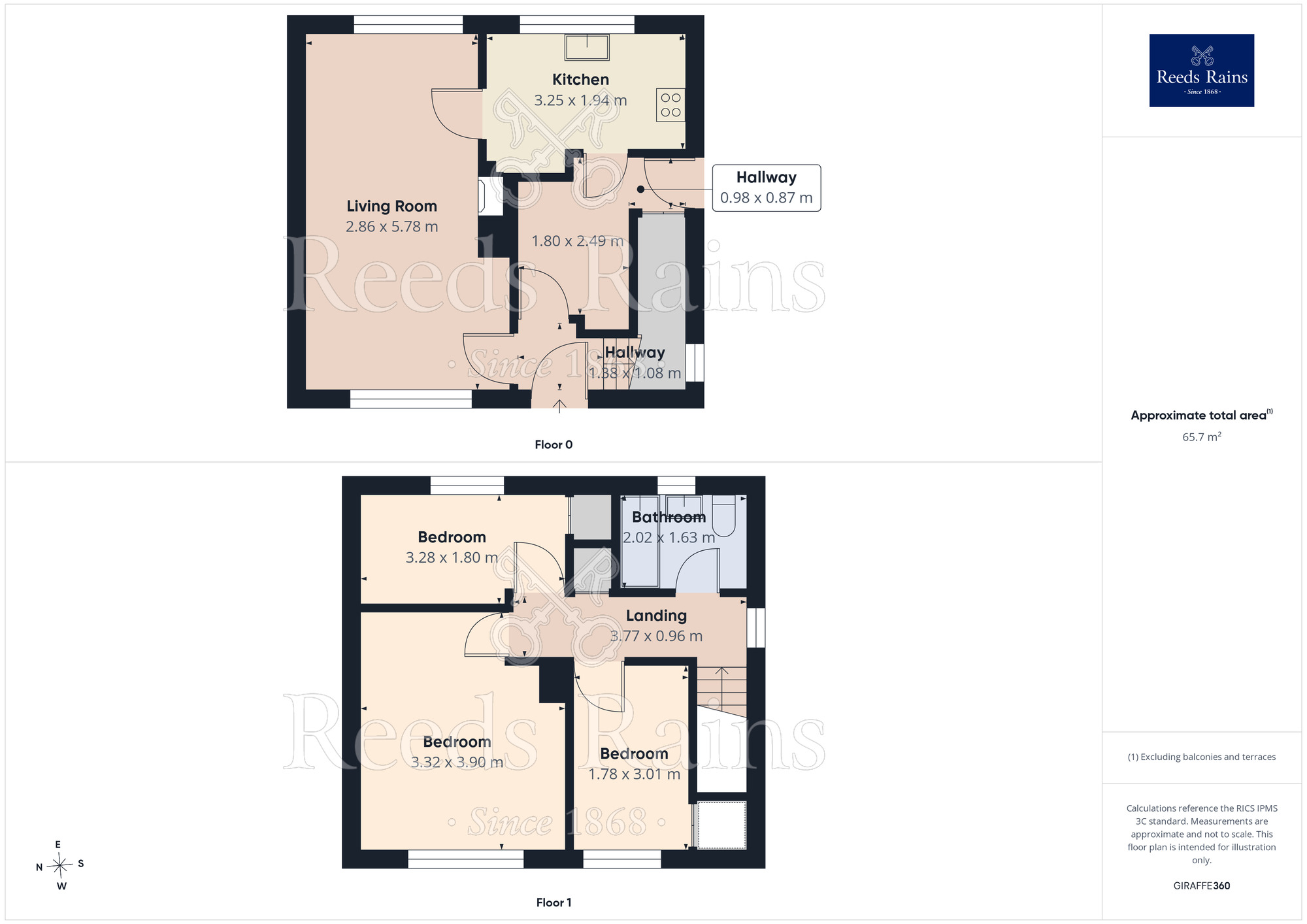 Floorplan of 3 bedroom End Terrace House for sale, Fleet Street, Wigan, Greater Manchester, WN5