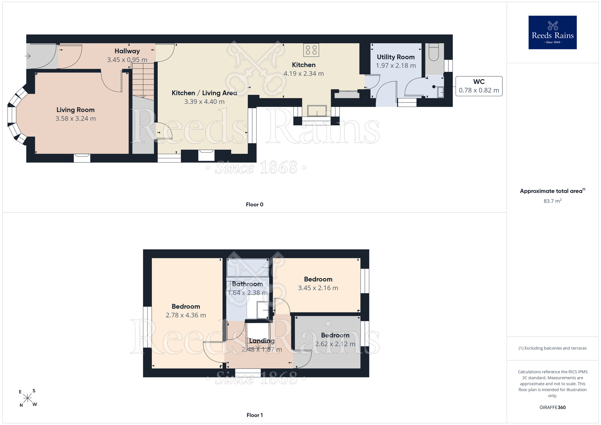 Floorplan of 3 bedroom End Terrace House for sale, Hodges Street, Wigan, Greater Manchester, WN6