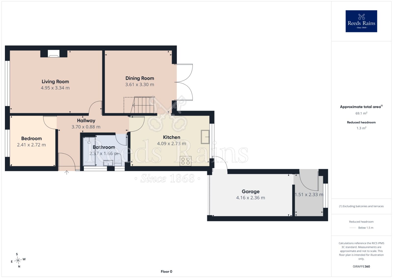 Floorplan of 3 bedroom Semi Detached House to rent, Naylor Farm Avenue, Shevington, Greater Manchester, WN6