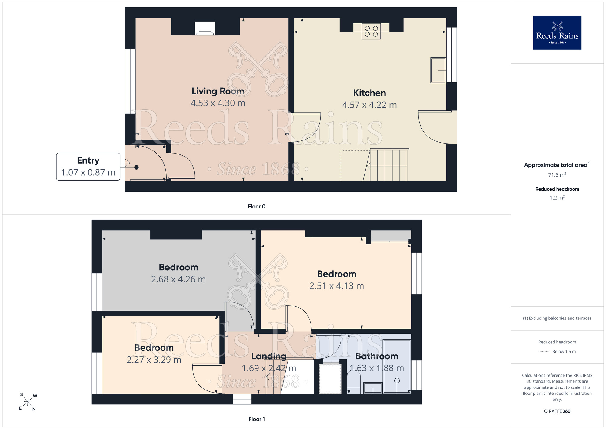 Floorplan of 3 bedroom End Terrace House for sale, Platt Lane, Hindley, Greater Manchester, WN2