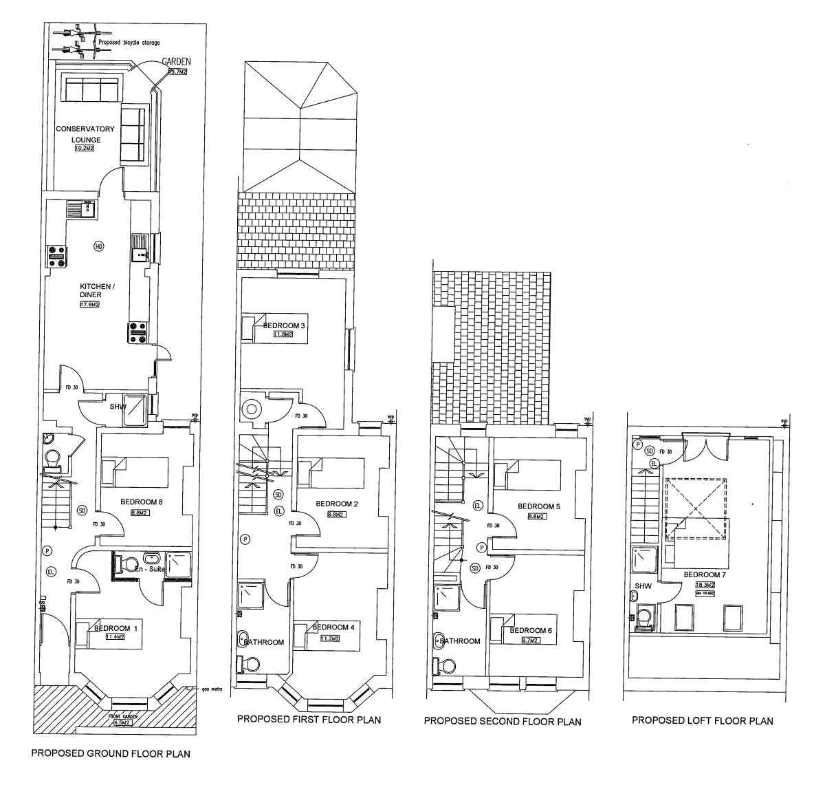 Floorplan of Property to rent, Searles Road, London, SE1