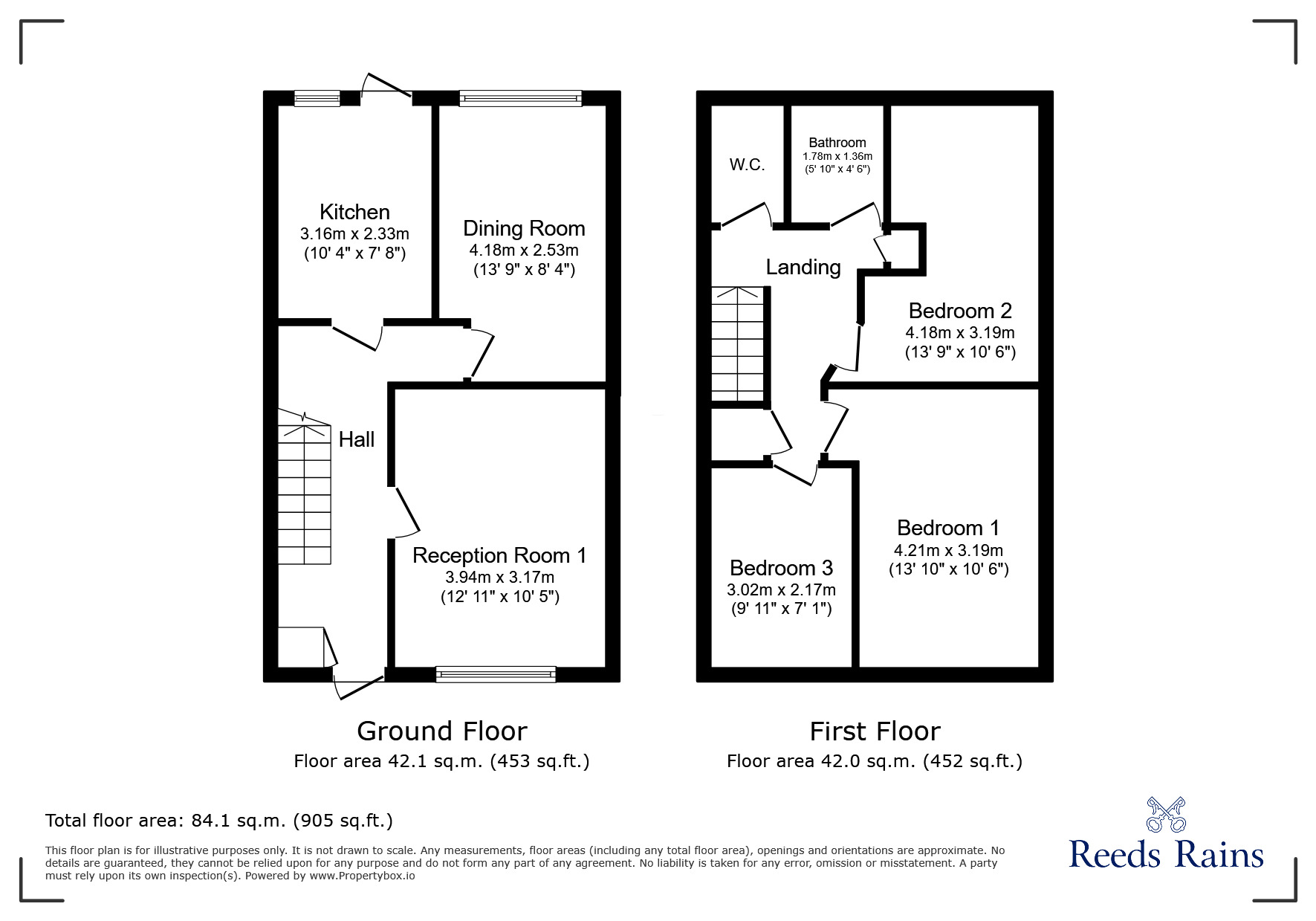 Floorplan of 3 bedroom Mid Terrace House for sale, Liverpool Road, London, E16