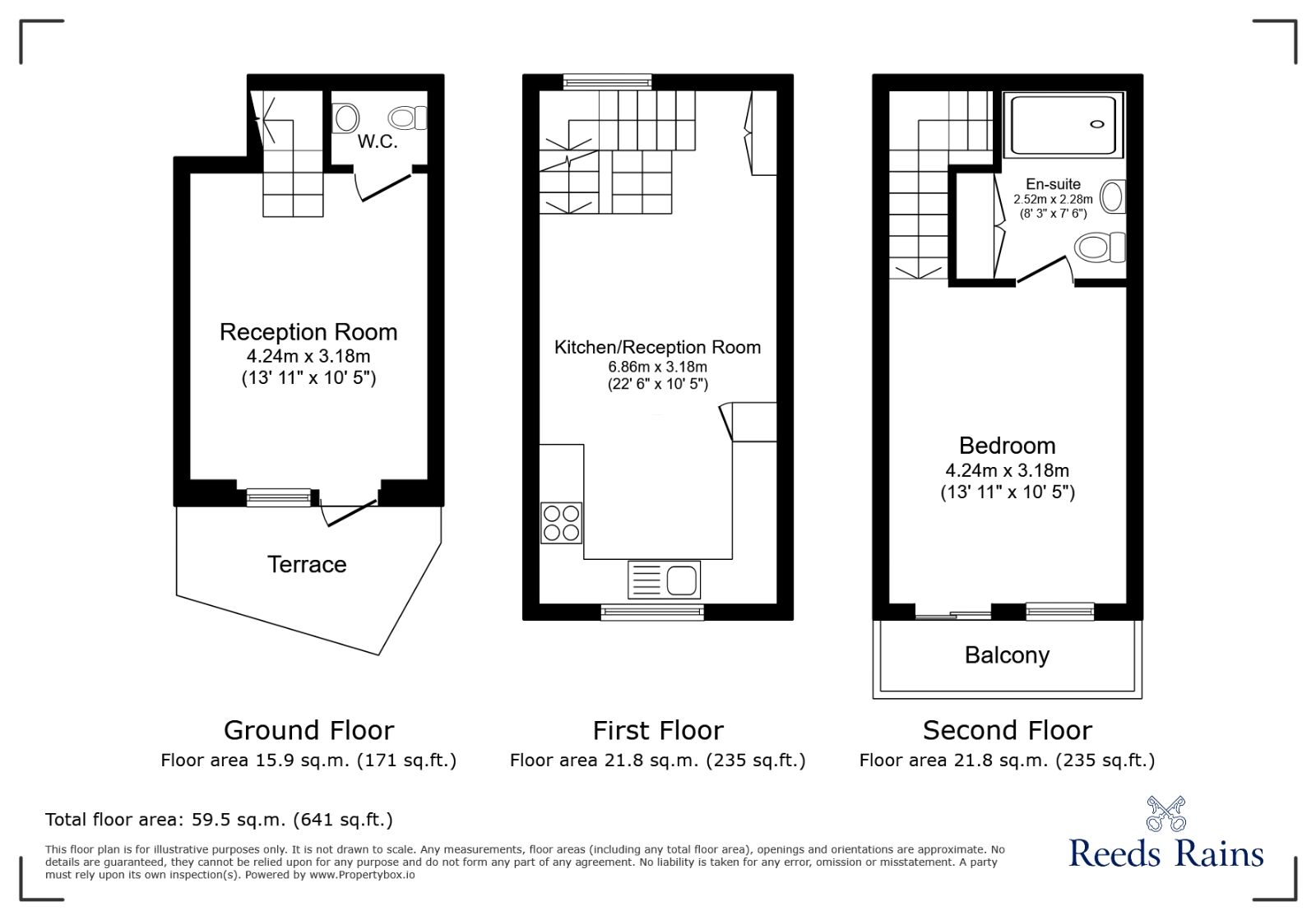 Floorplan of 1 bedroom Detached House to rent, Barking Road, London, E13