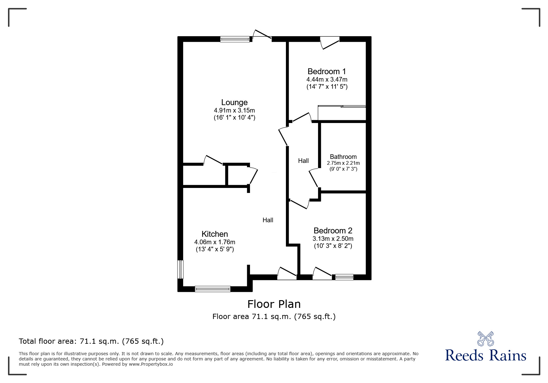 Floorplan of 3 bedroom Mid Terrace House for sale, Herbert Street, London, E13