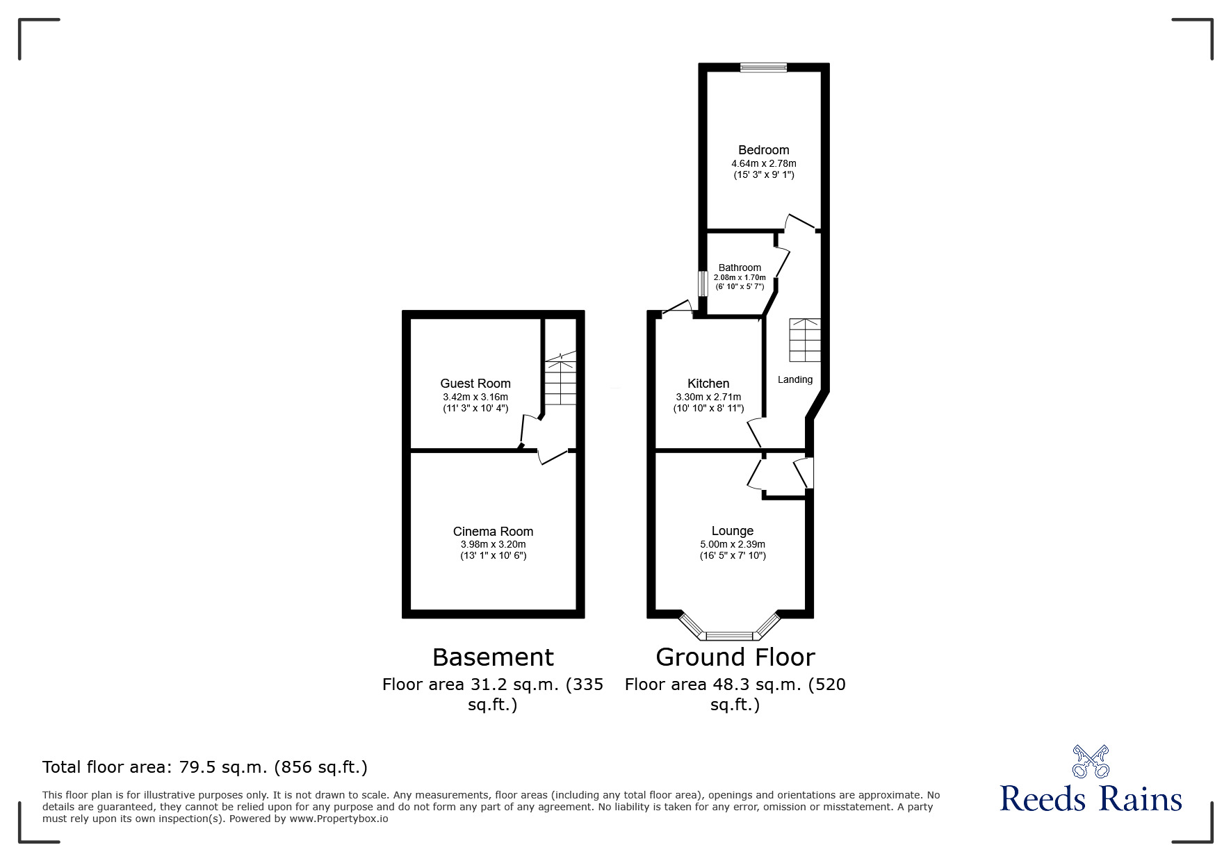 Floorplan of 1 bedroom  Flat for sale, Chesterton Road, London, E13