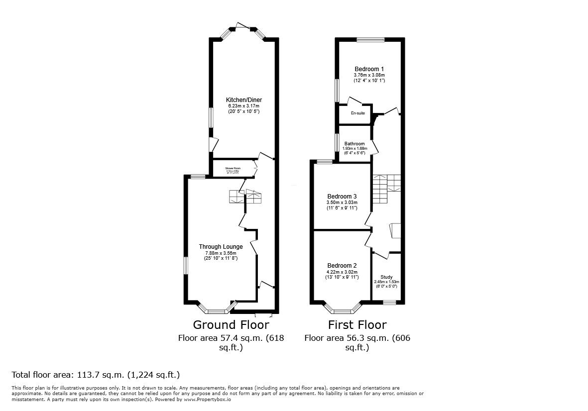 Floorplan of 3 bedroom Mid Terrace House for sale, Lucas Avenue, London, E13