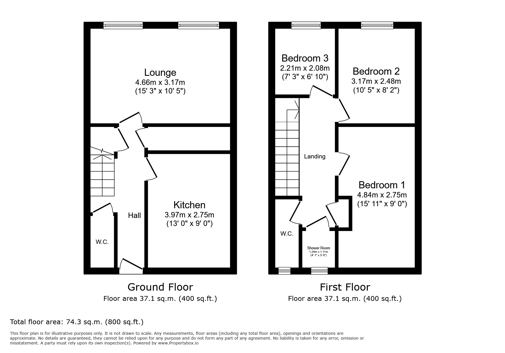 Floorplan of 3 bedroom  Flat for sale, Ivy Road, London, E16