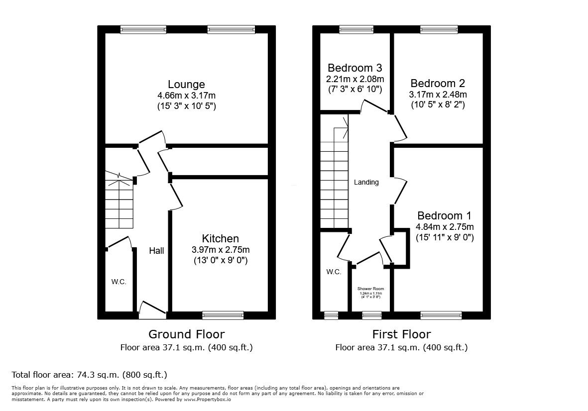 Floorplan of 3 bedroom  Flat for sale, Ivy Road, London, E16